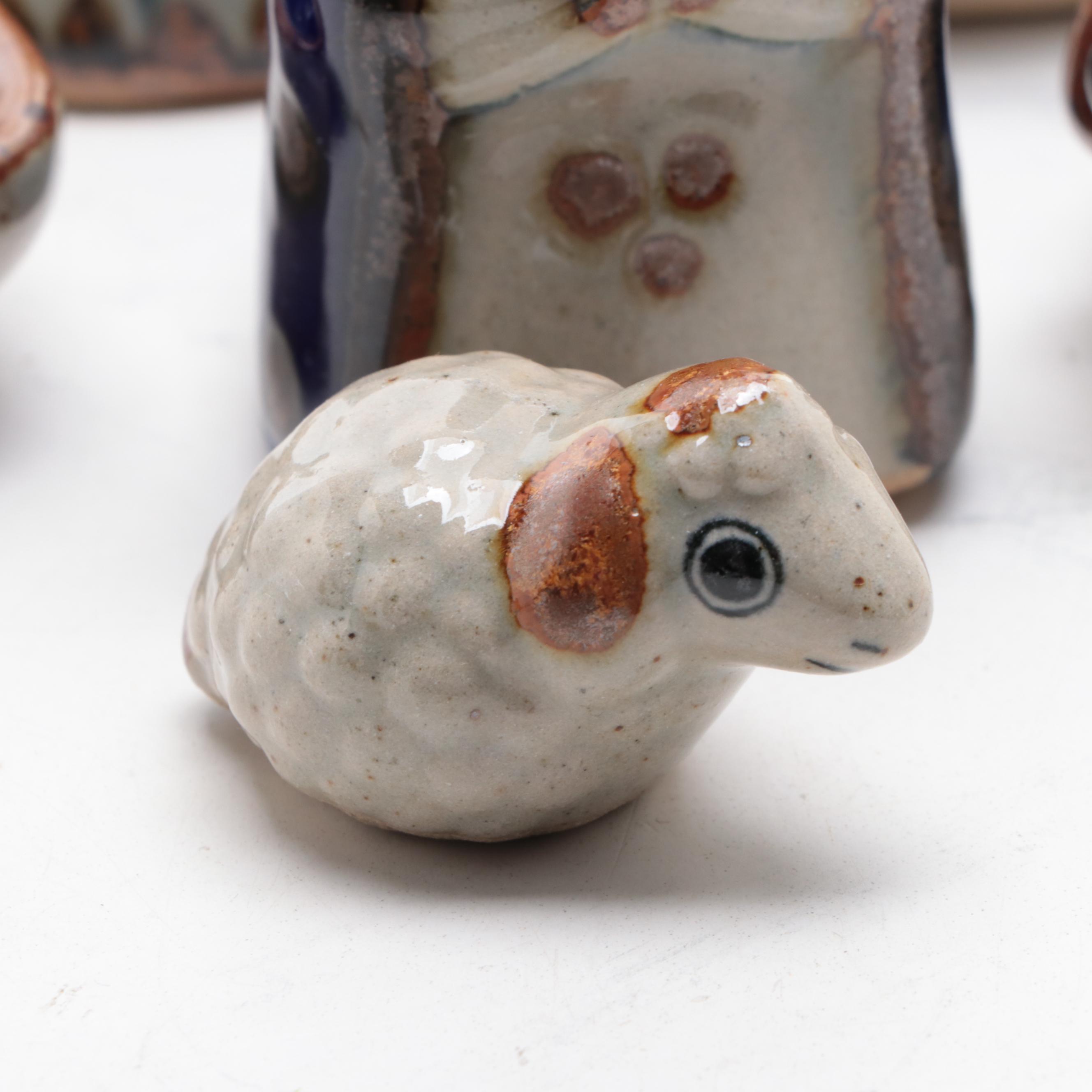 Ceramic Christmas Nativity Figurines