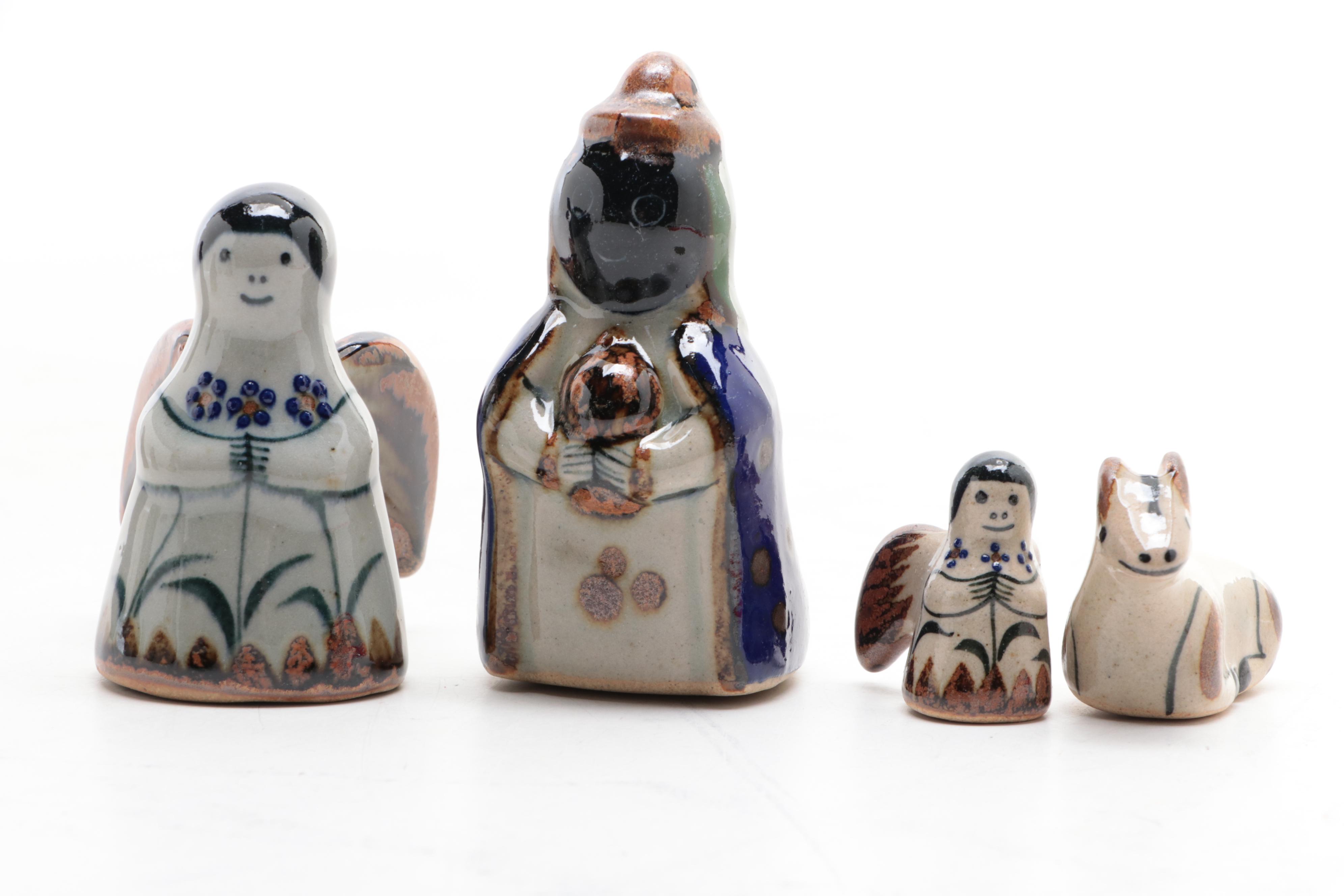 Ceramic Christmas Nativity Figurines