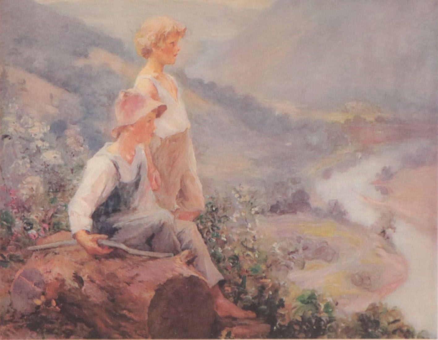 Offset Lithograph After Adam Emory Albright "The Allegbeny," 1960