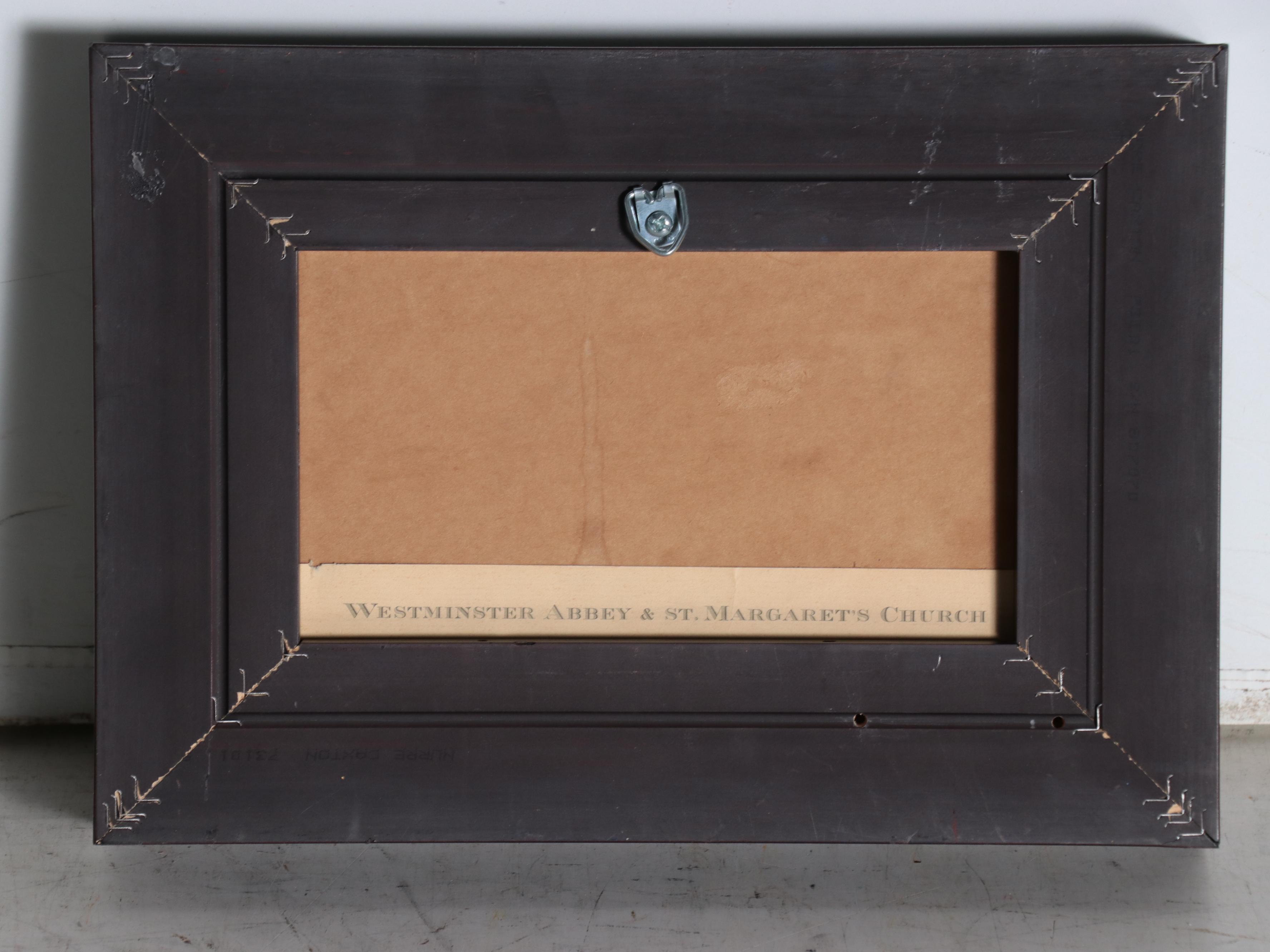 "Westminster Abbey" After Thomas Shepherd with Miniature Soldiers