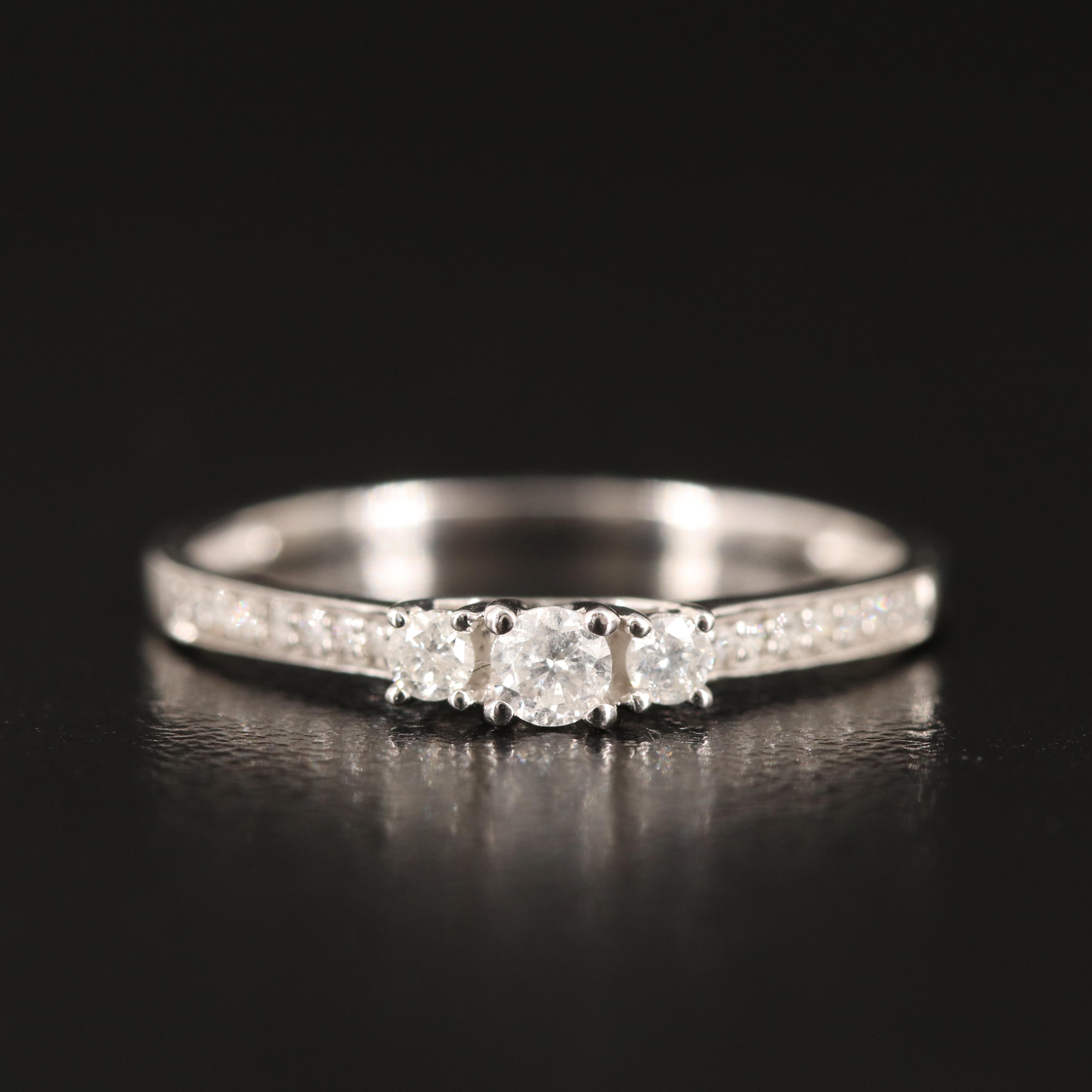 10K 0.25 CTW Diamond Ring