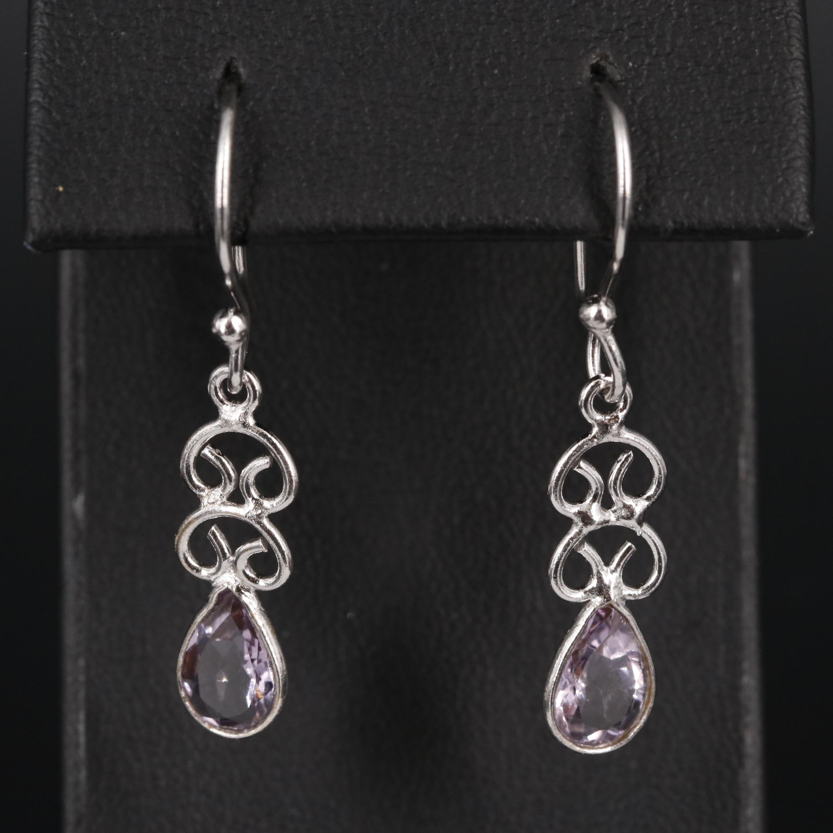 Amethyst Dangle Earrings