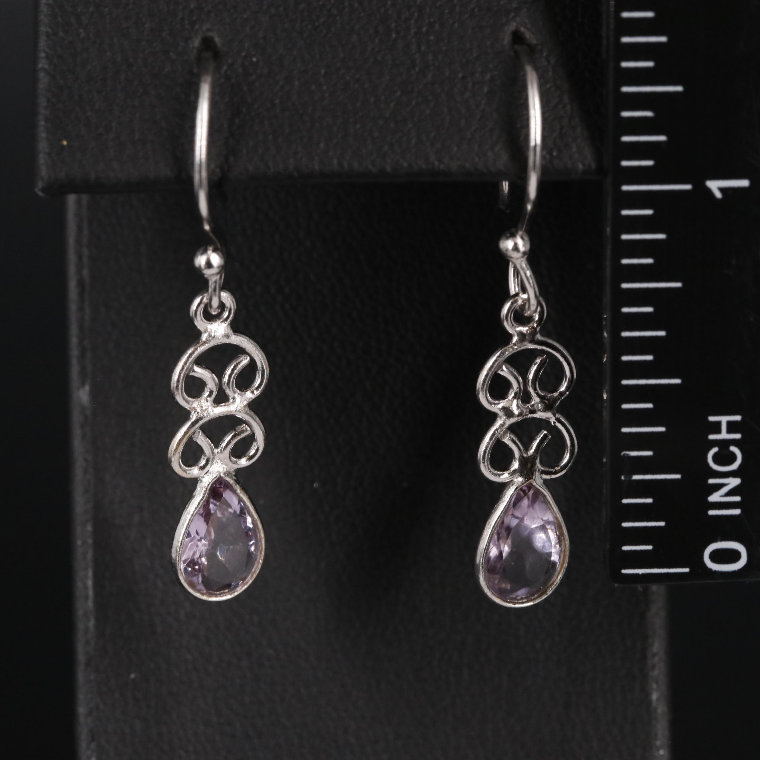 Amethyst Dangle Earrings
