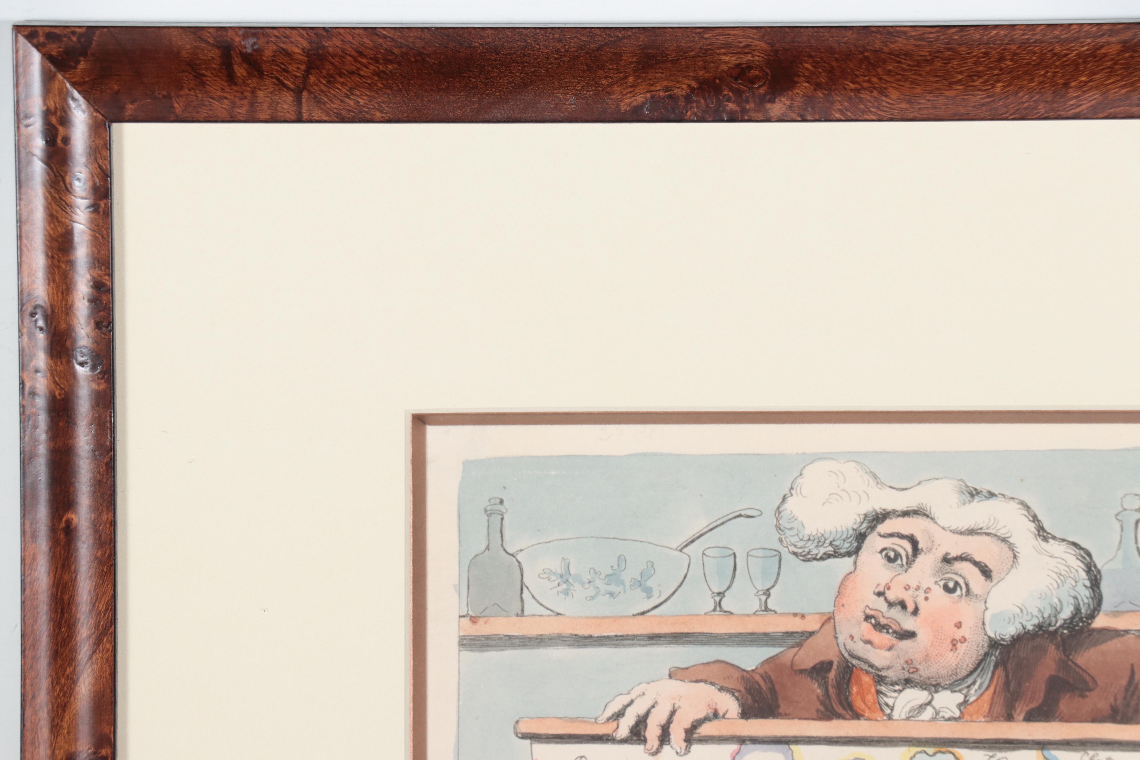 Political Caricature Hand-Colored Lithograph "The Topers Atlas"