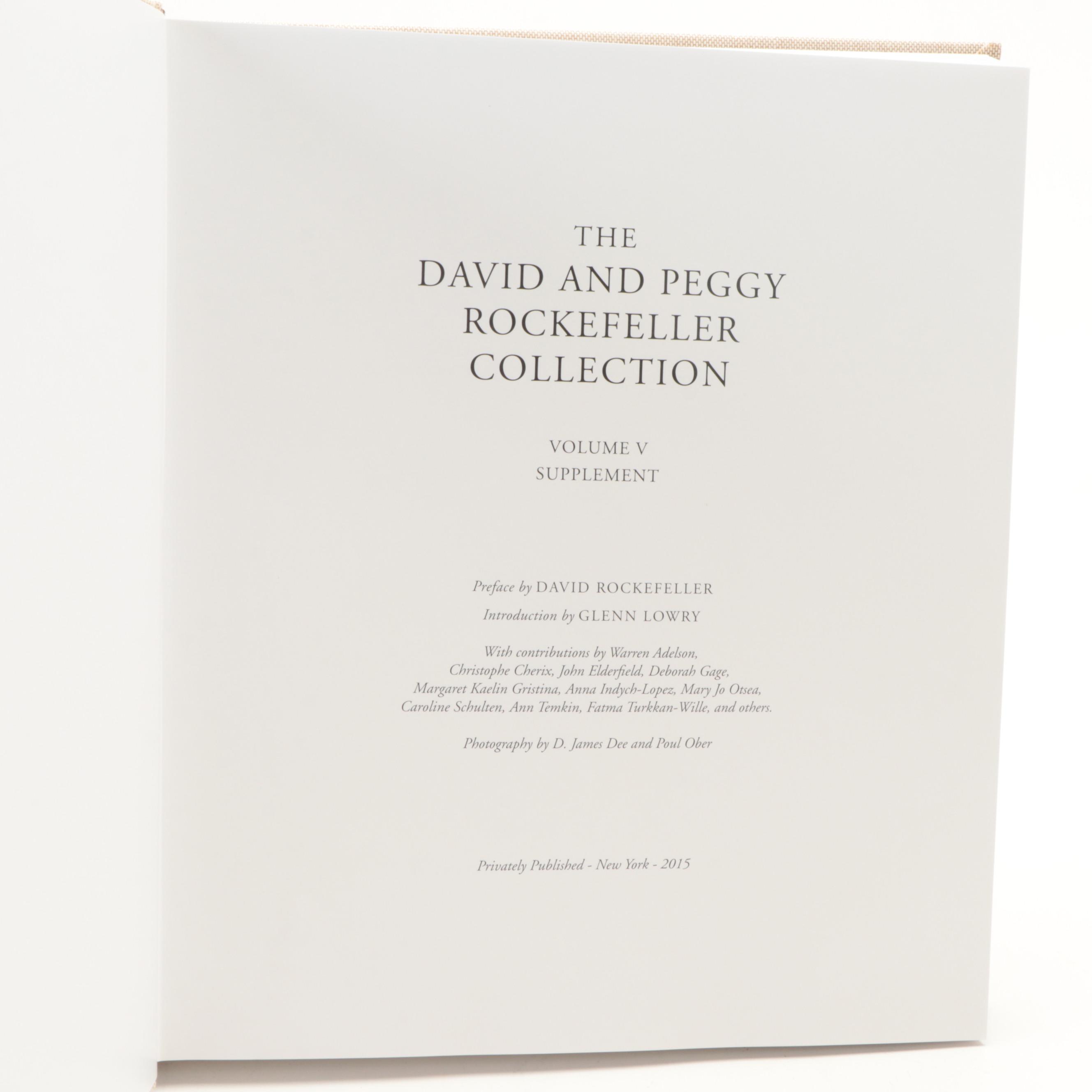 "The David and Peggy Rockefeller Collection" Five-Volume Set