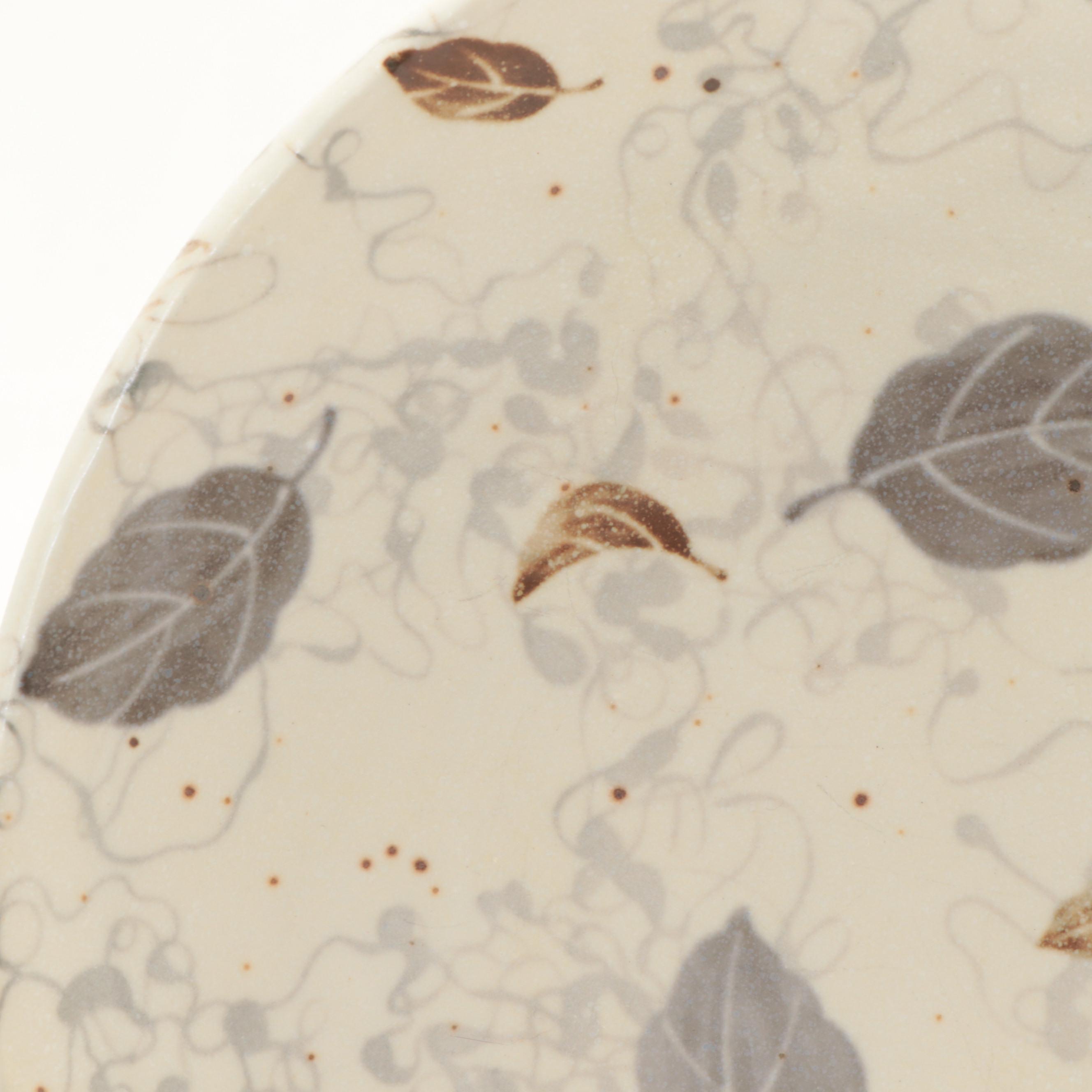 Kafuh Japanese Earthenware Plates