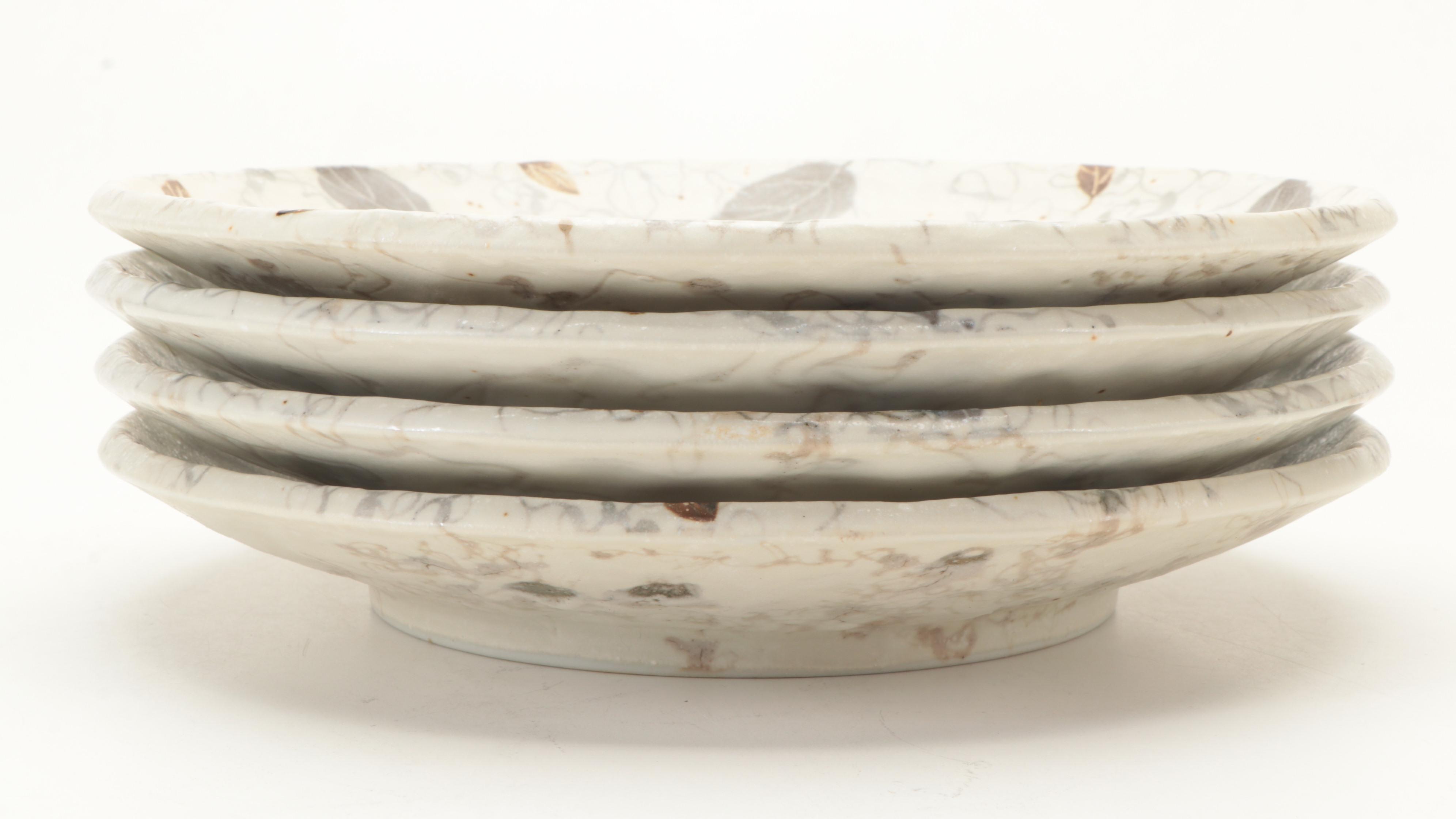 Kafuh Japanese Earthenware Plates