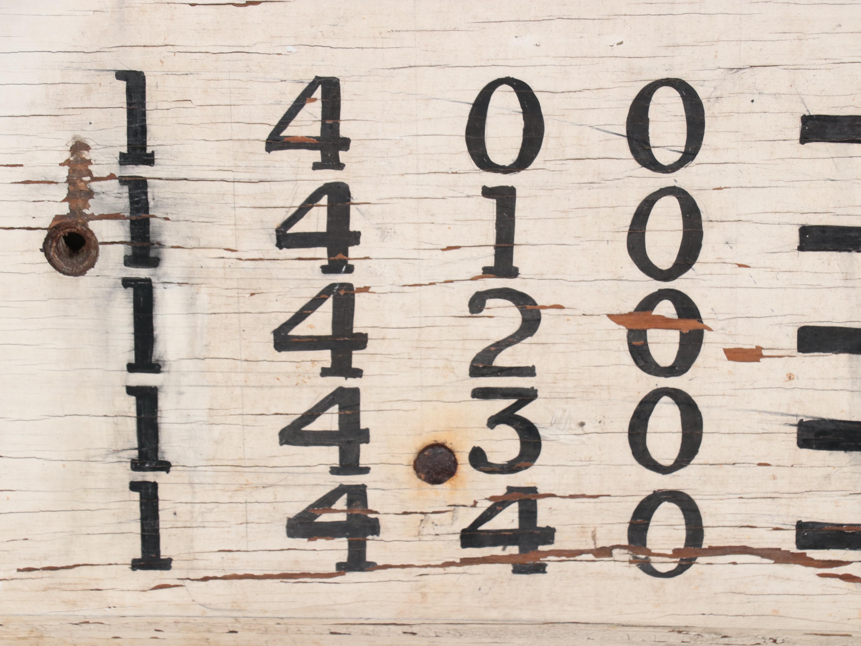 Hand-Painted Military Cafeteria Sign