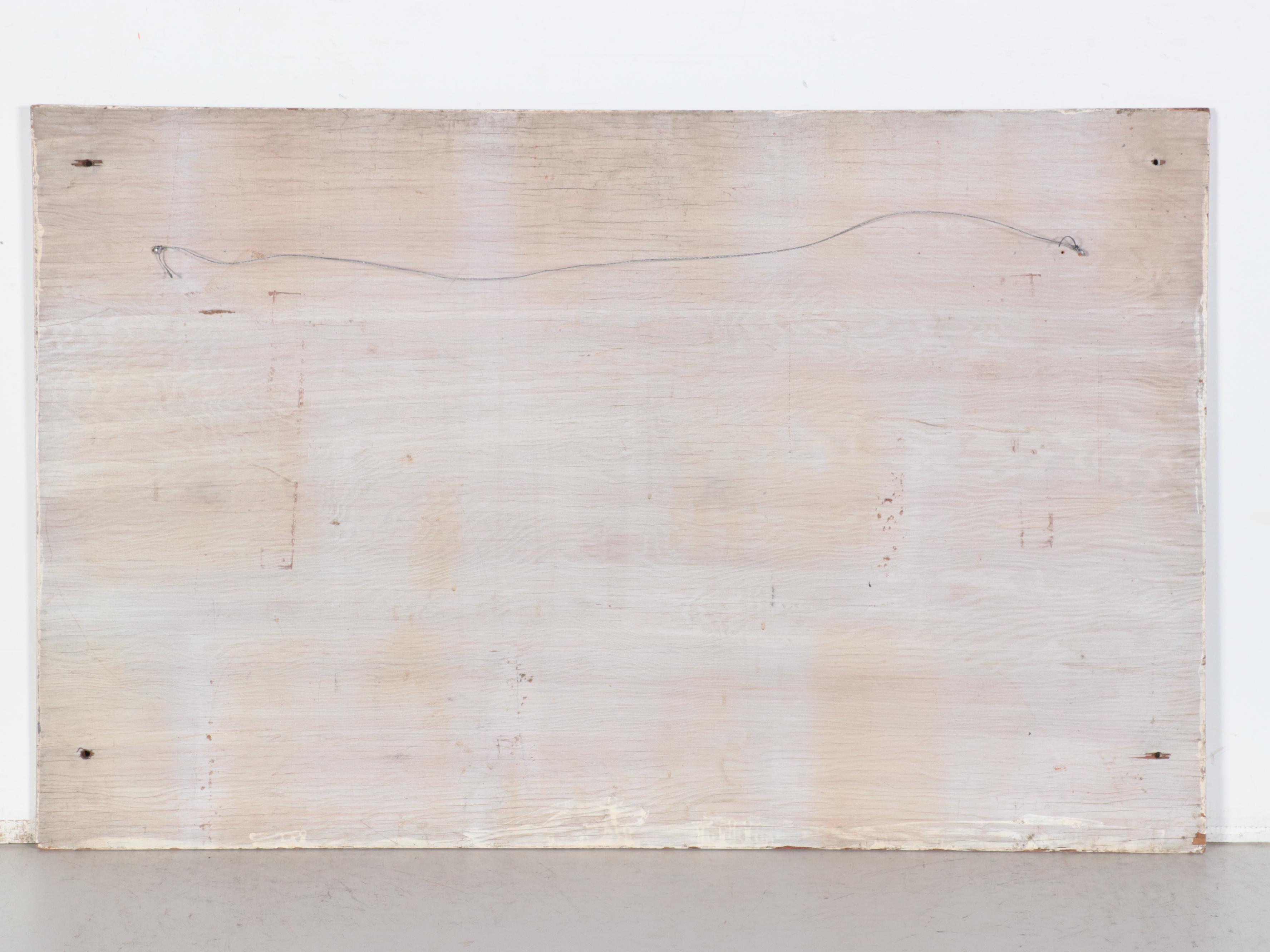 Hand-Painted Military Cafeteria Sign