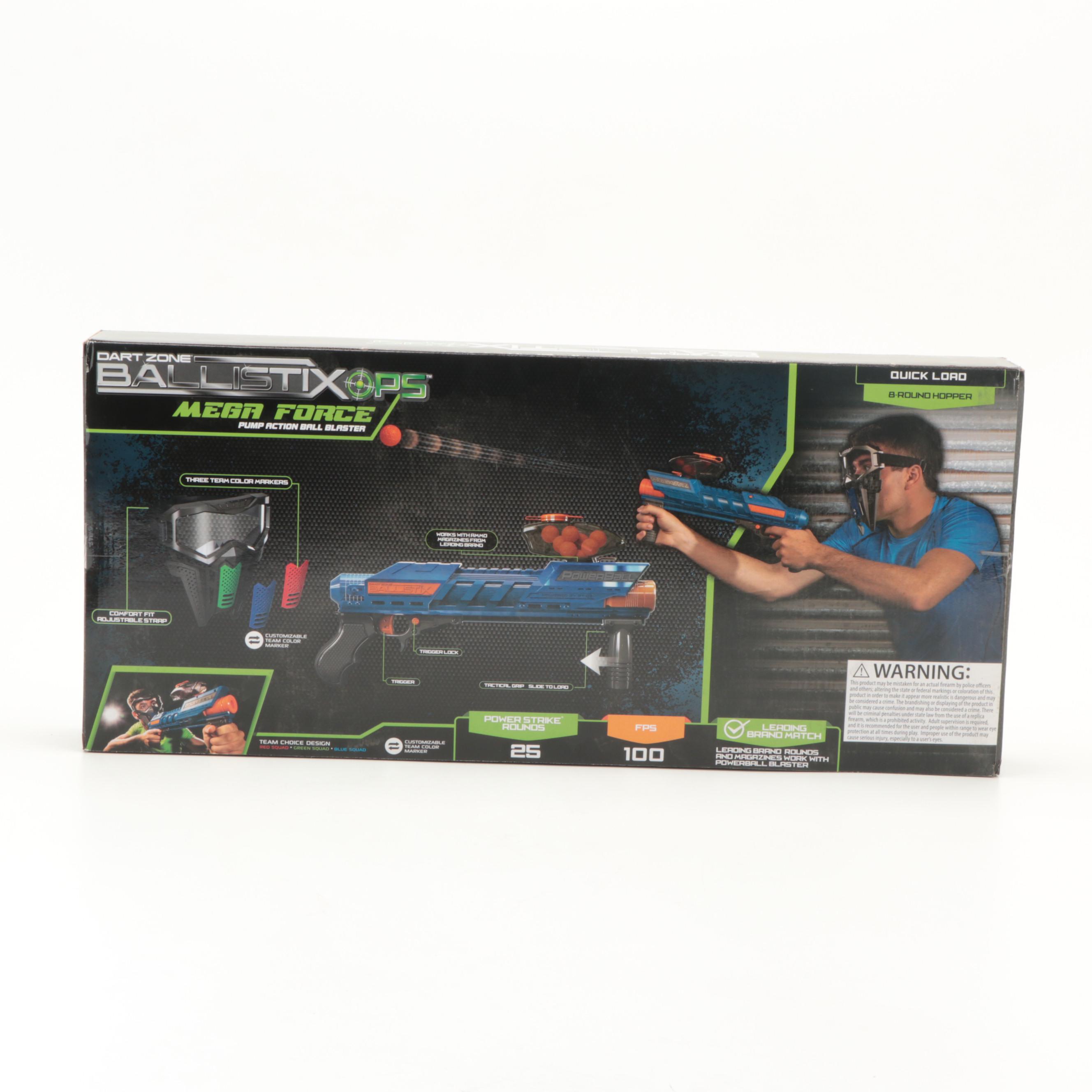 Dart Zone BallistixOps Mega Force Pump Action Ball Blaster