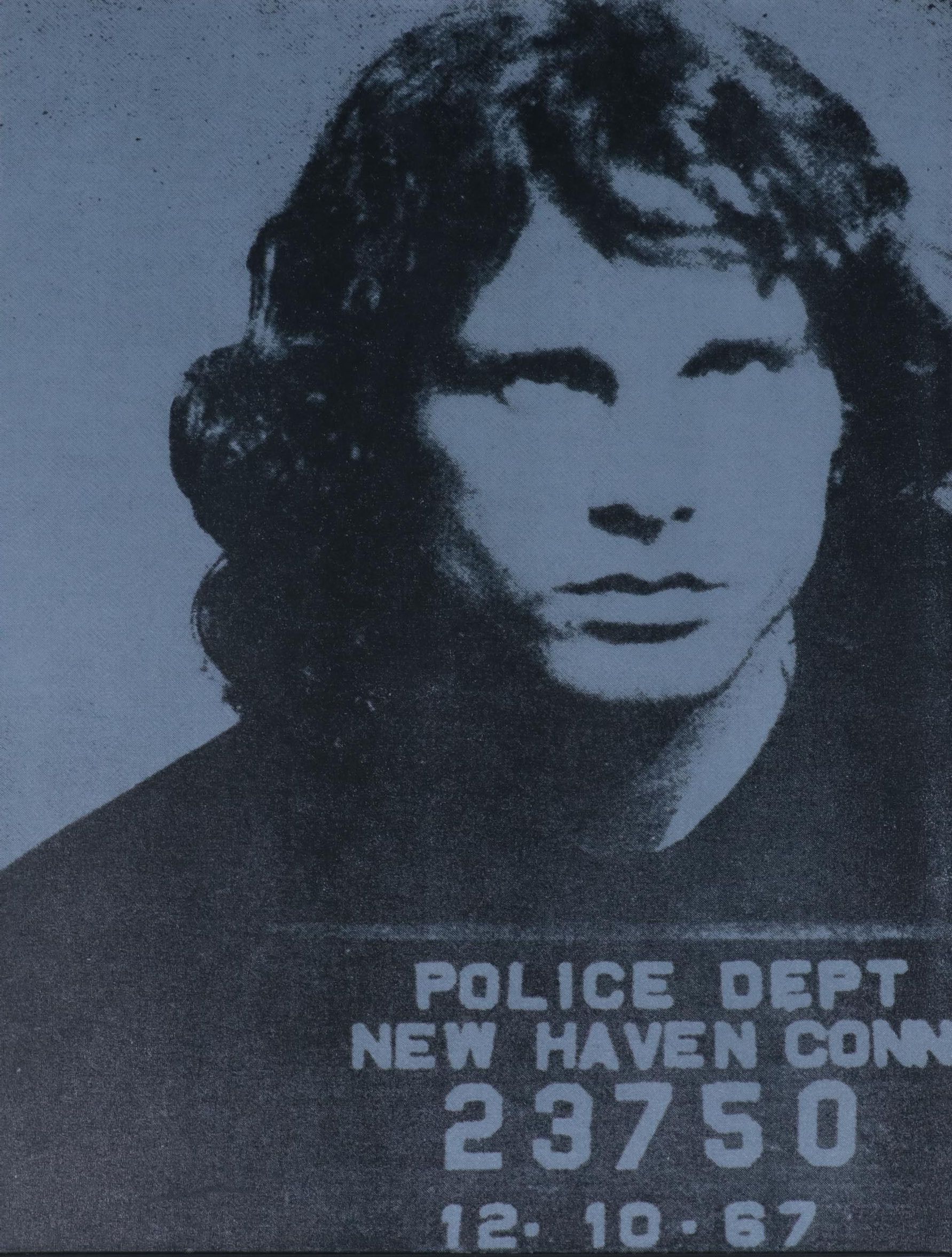 Giclée of Jim Morrison Mugshot
