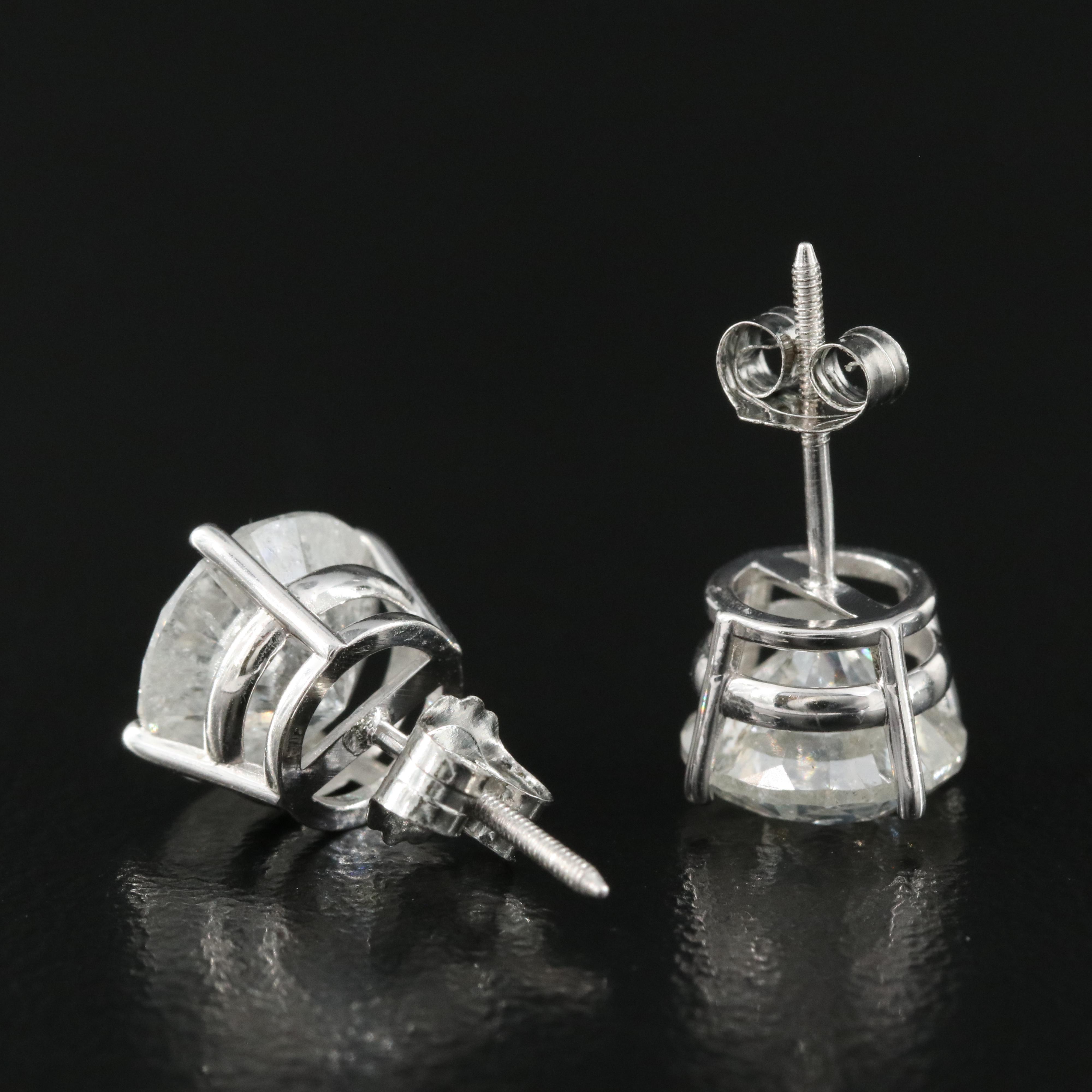 14K 3.91 CTW Diamond Stud Earrings