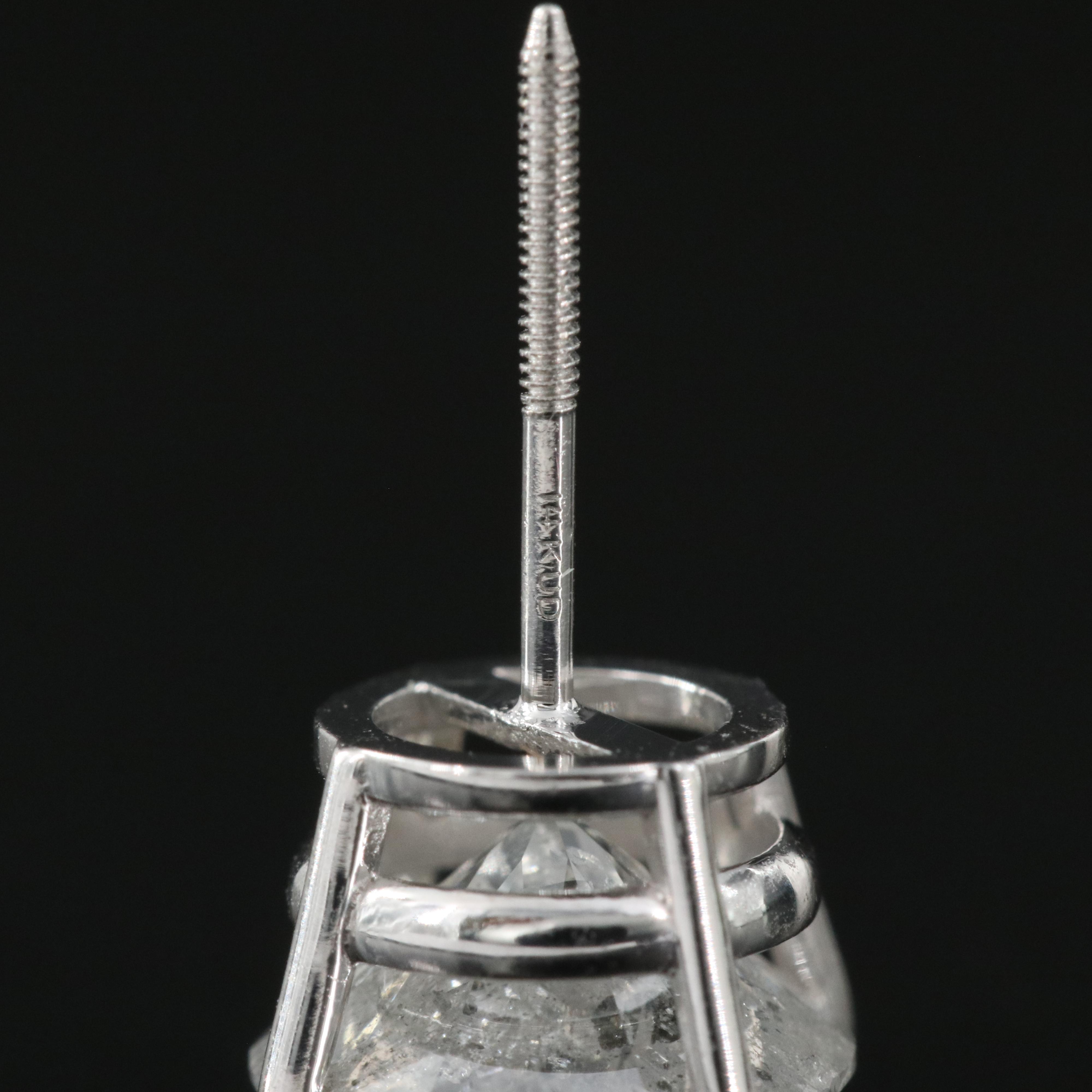 14K 3.91 CTW Diamond Stud Earrings