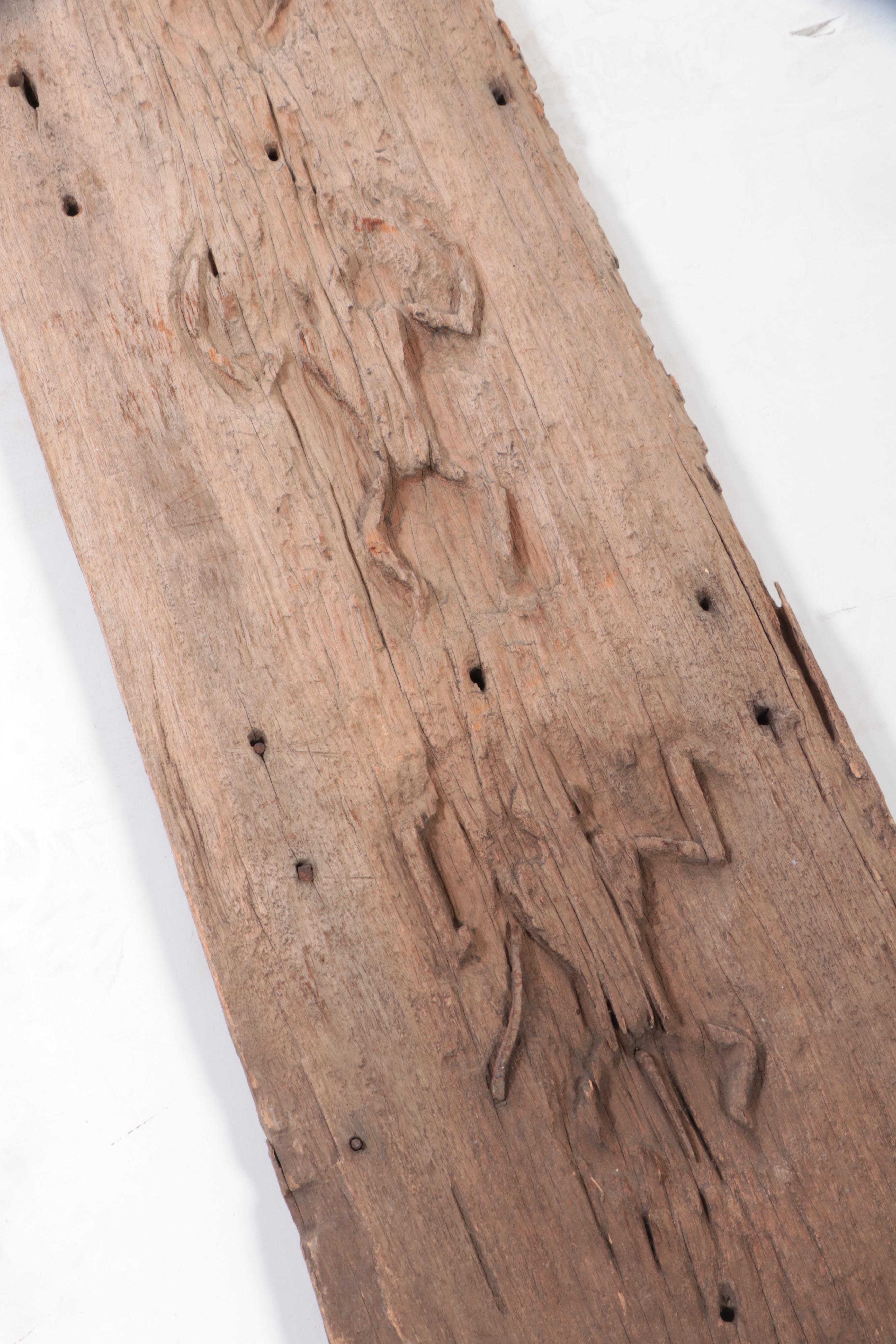 Carved Bontoc Pine Door, Philippines