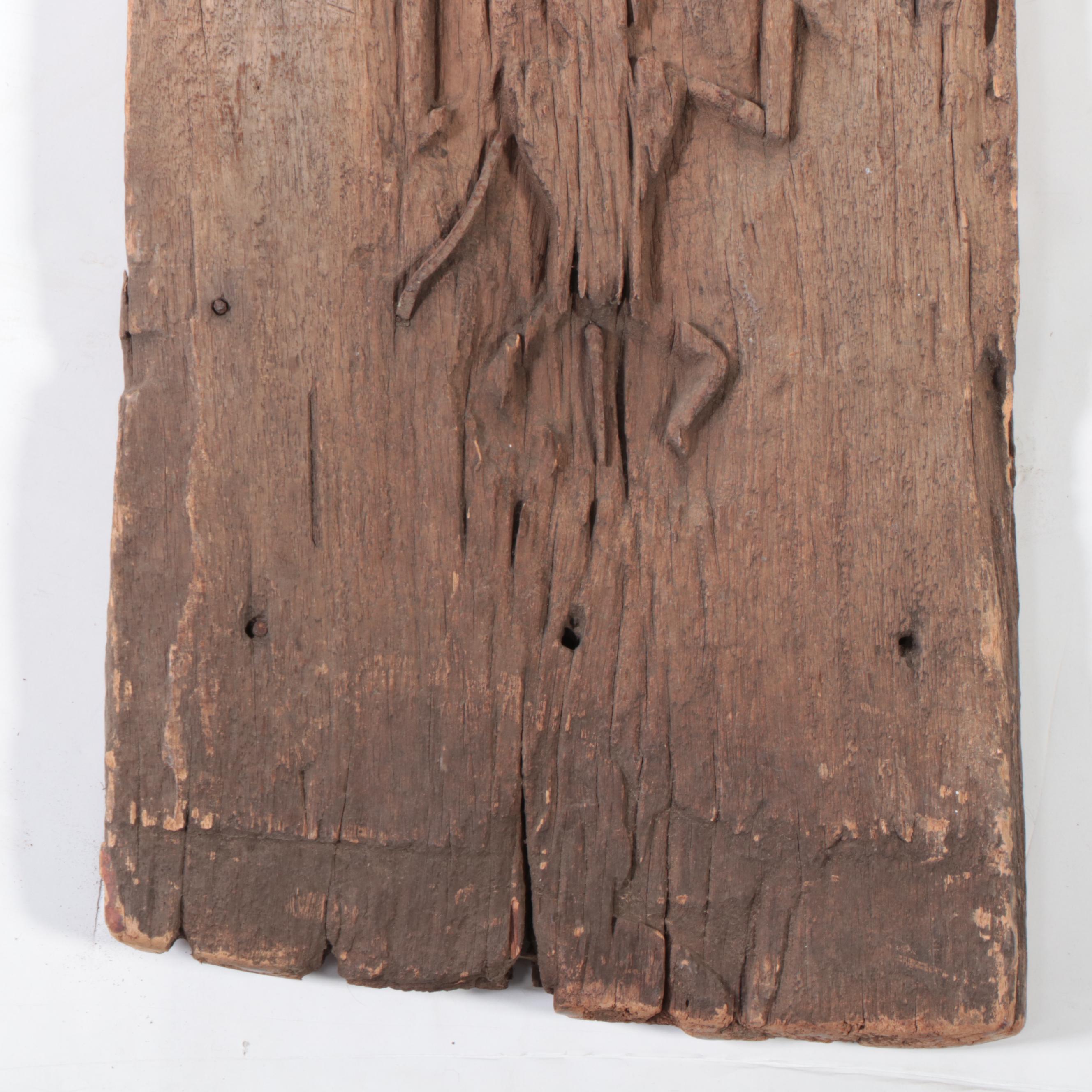 Carved Bontoc Pine Door, Philippines