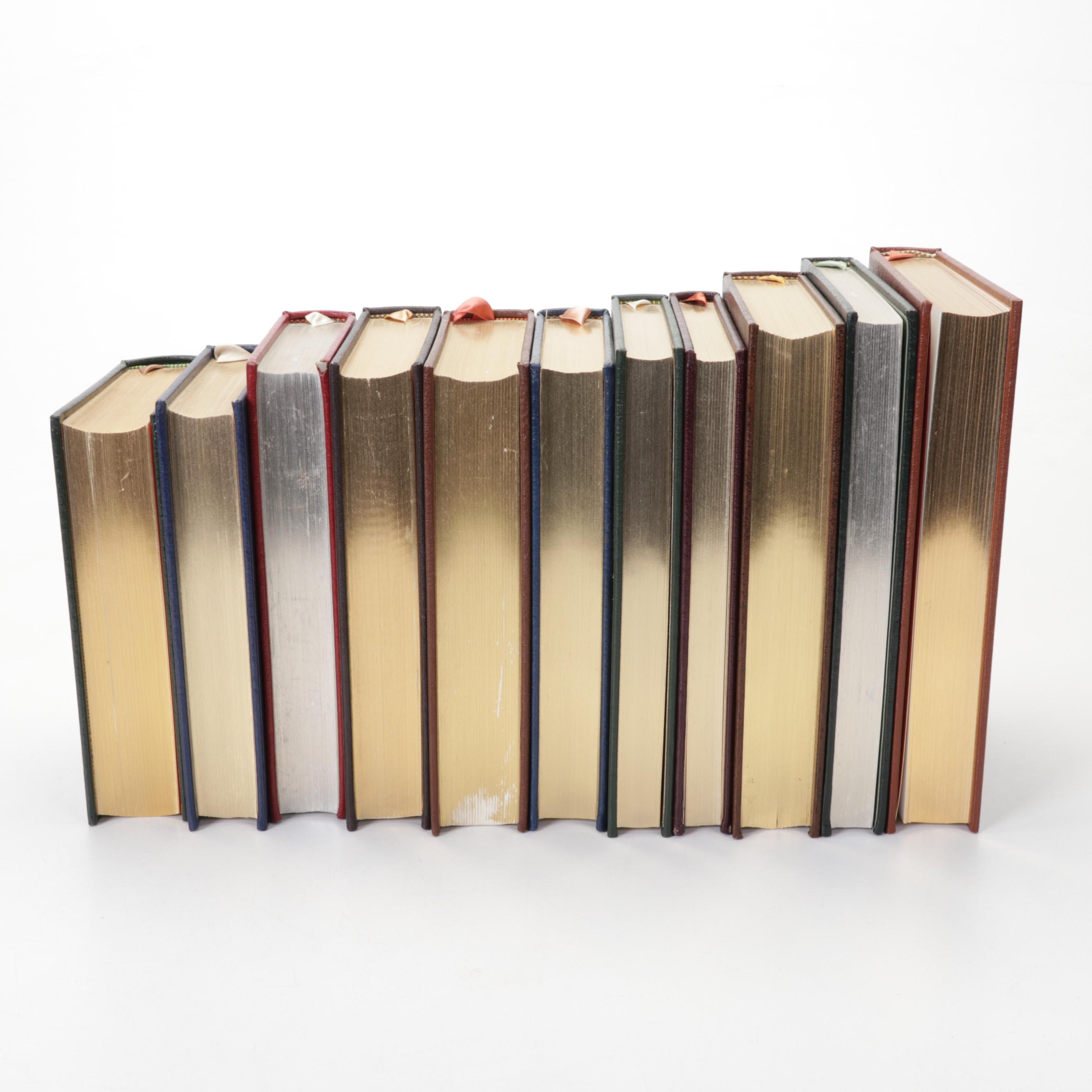 Easton Press Fiction Classics Including Dickens, Austen, and Carroll