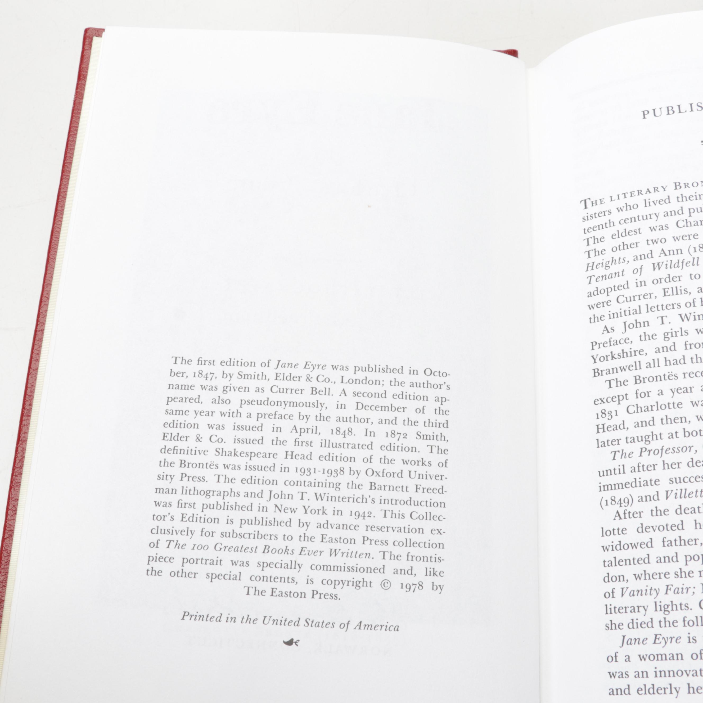 Easton Press Fiction Classics Including Dickens, Austen, and Carroll