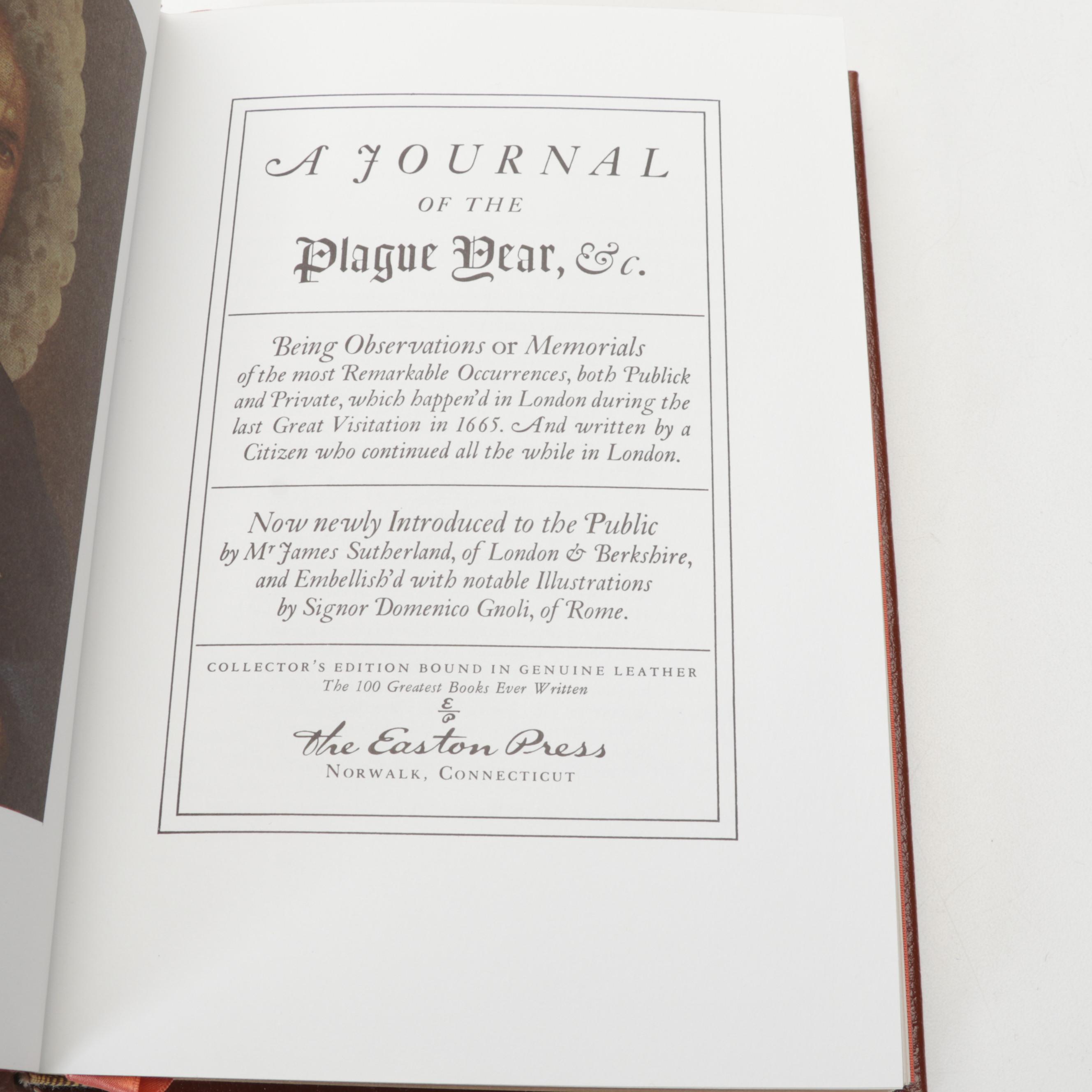 Easton Press Fiction Classics Including Dickens, Austen, and Carroll