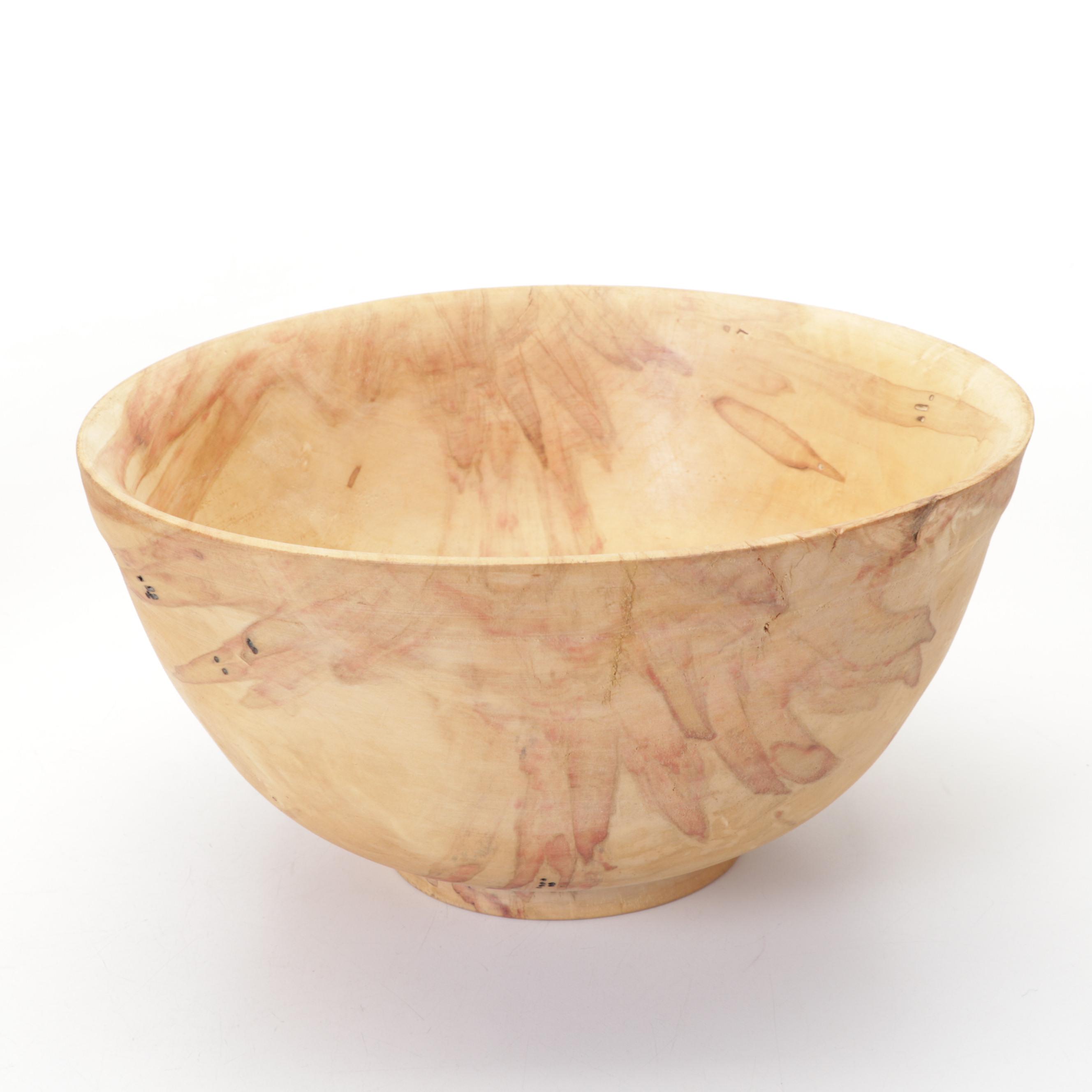 Jim Eliopulos Turned Box Elder Bowl and Vase