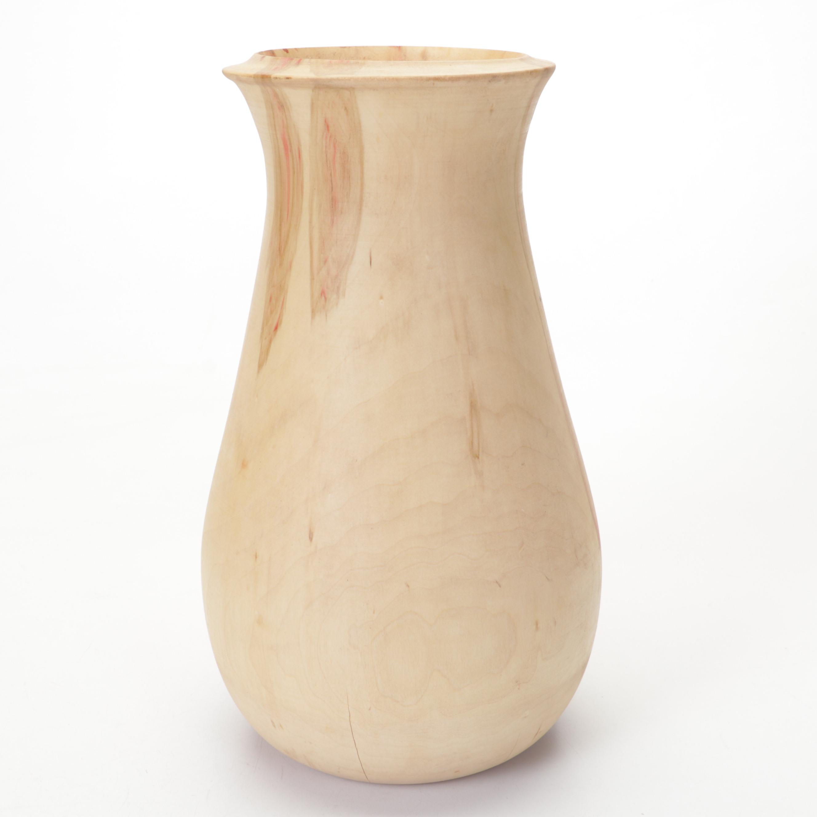 Jim Eliopulos Turned Box Elder Bowl and Vase