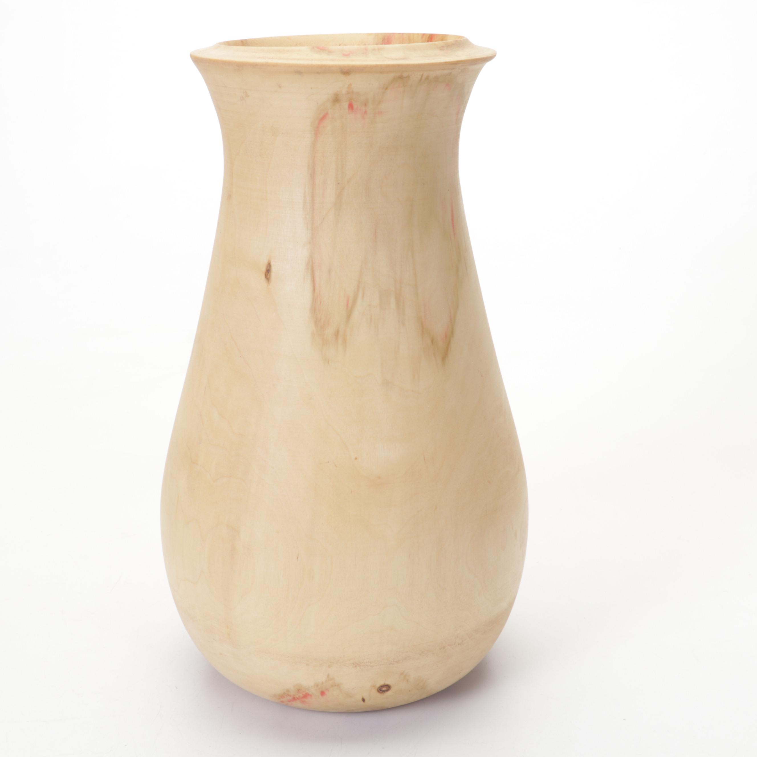 Jim Eliopulos Turned Box Elder Bowl and Vase