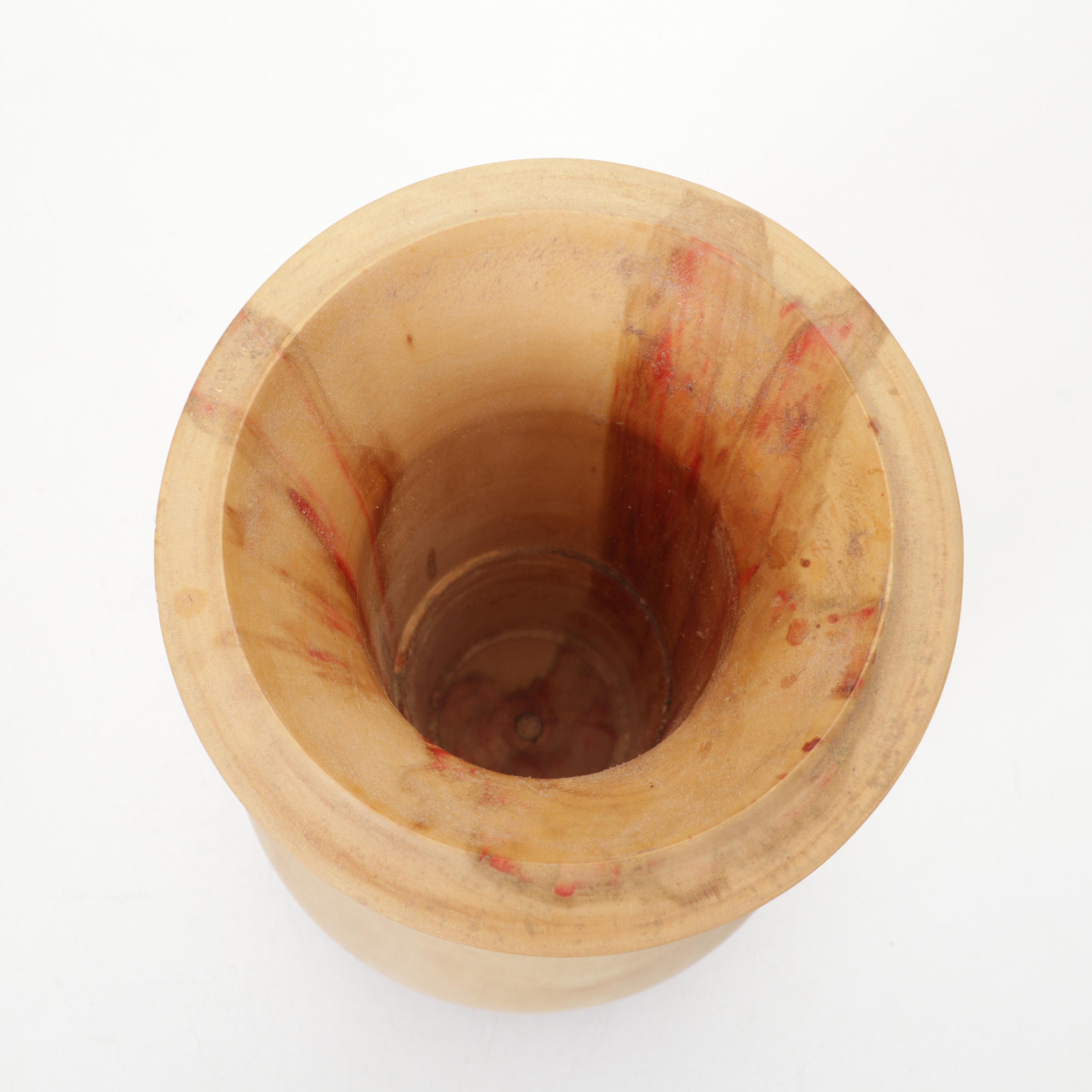 Jim Eliopulos Turned Box Elder Bowl and Vase