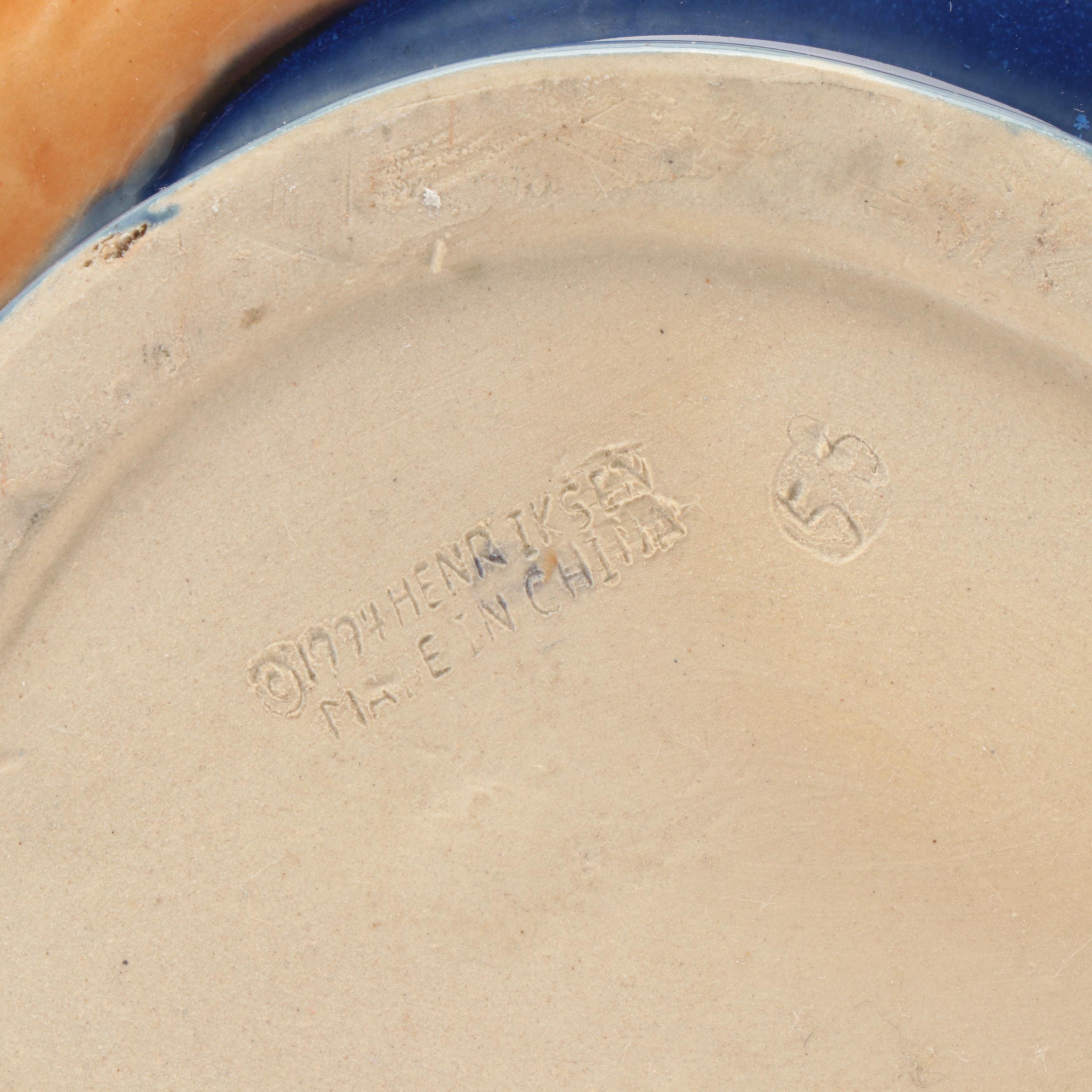 Henrisksen Majolica Tea Set, 1994