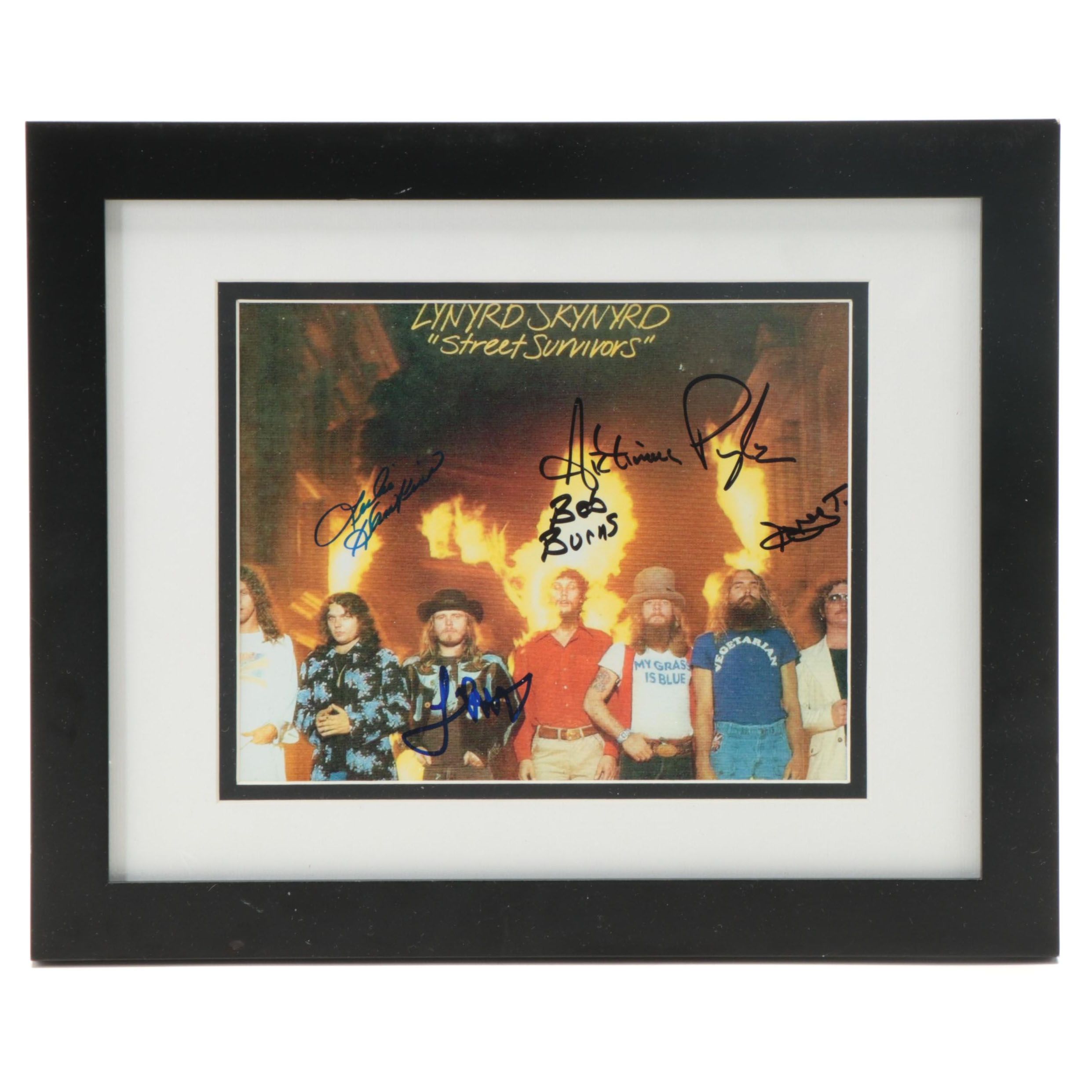 Lynyrd Skynyrd Signed "Street Survivors" Album Cover Giclée