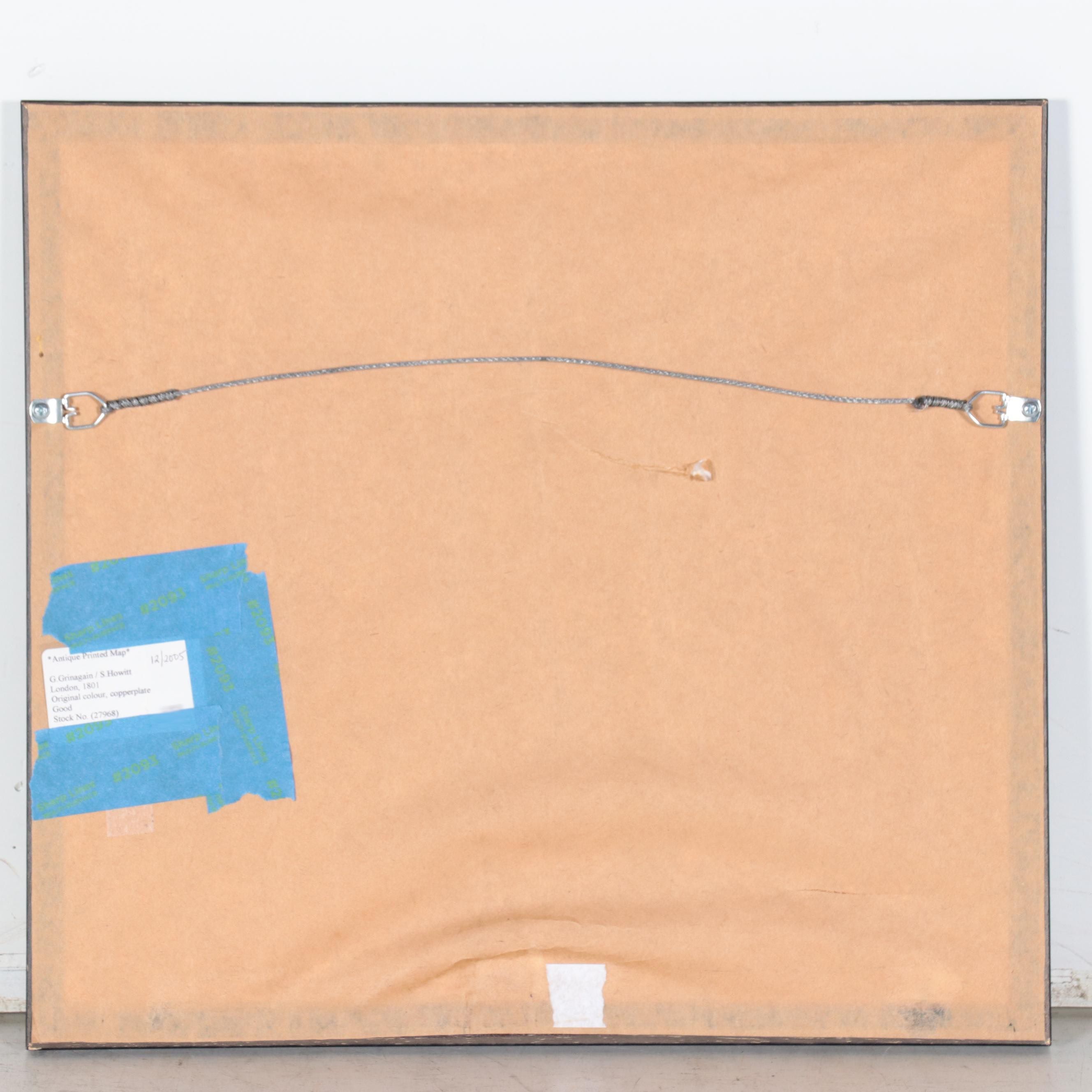 Political Caricature Hand-Colored Lithograph "The Topers Atlas"