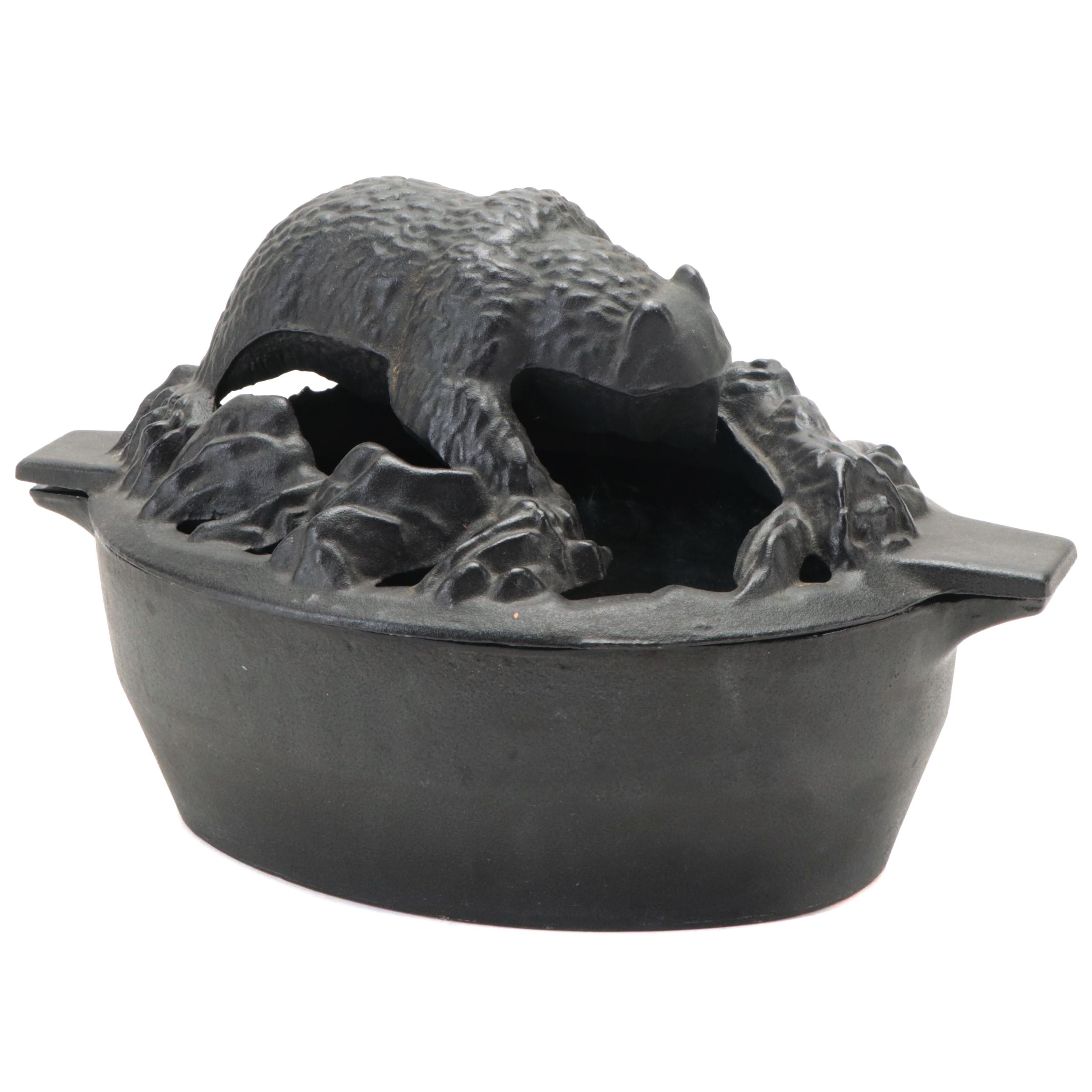 John Wright Cast Iron Wood Stove Steamer