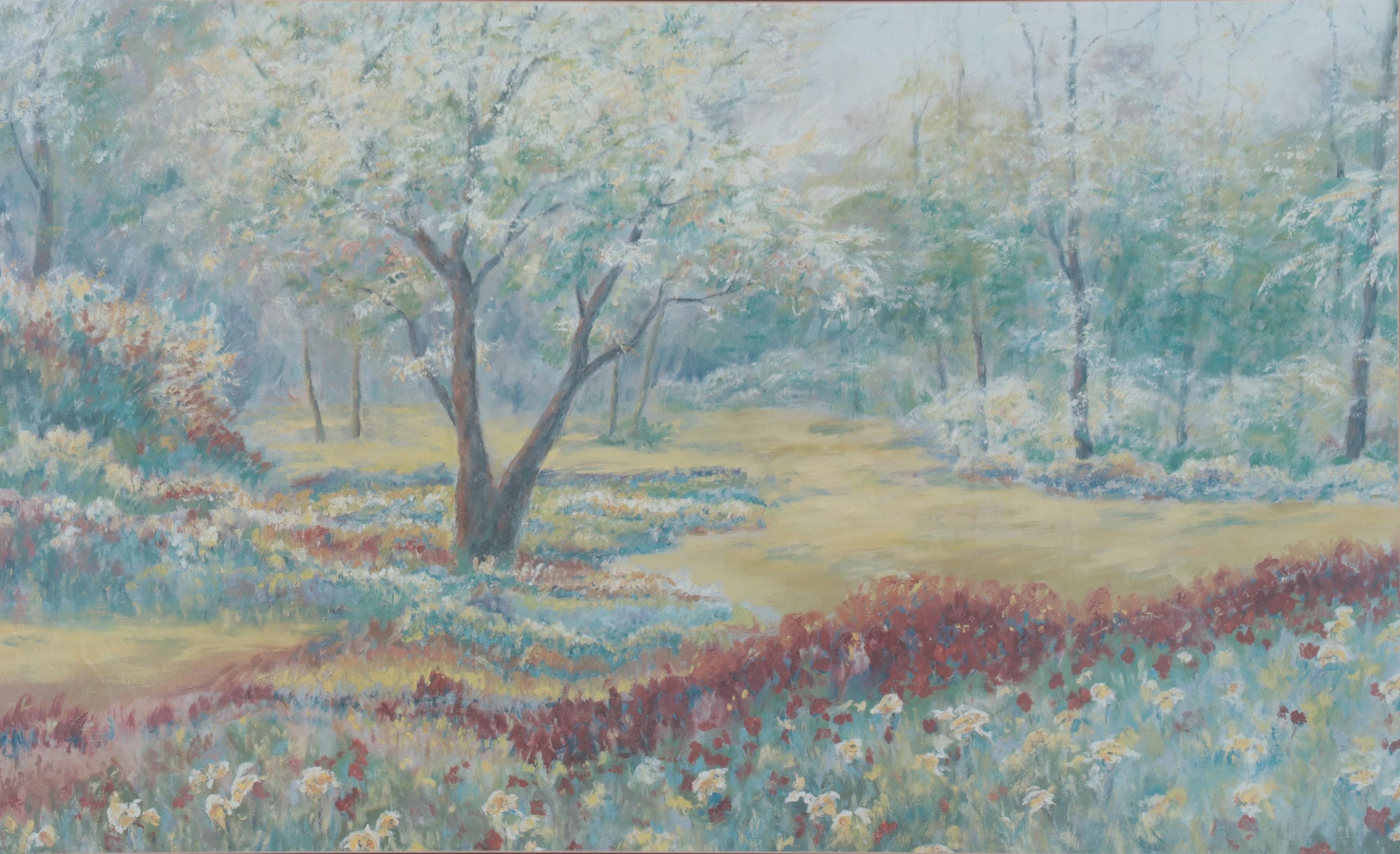 Offset Lithograph After Carol Bailey "Spring," Circa 2000