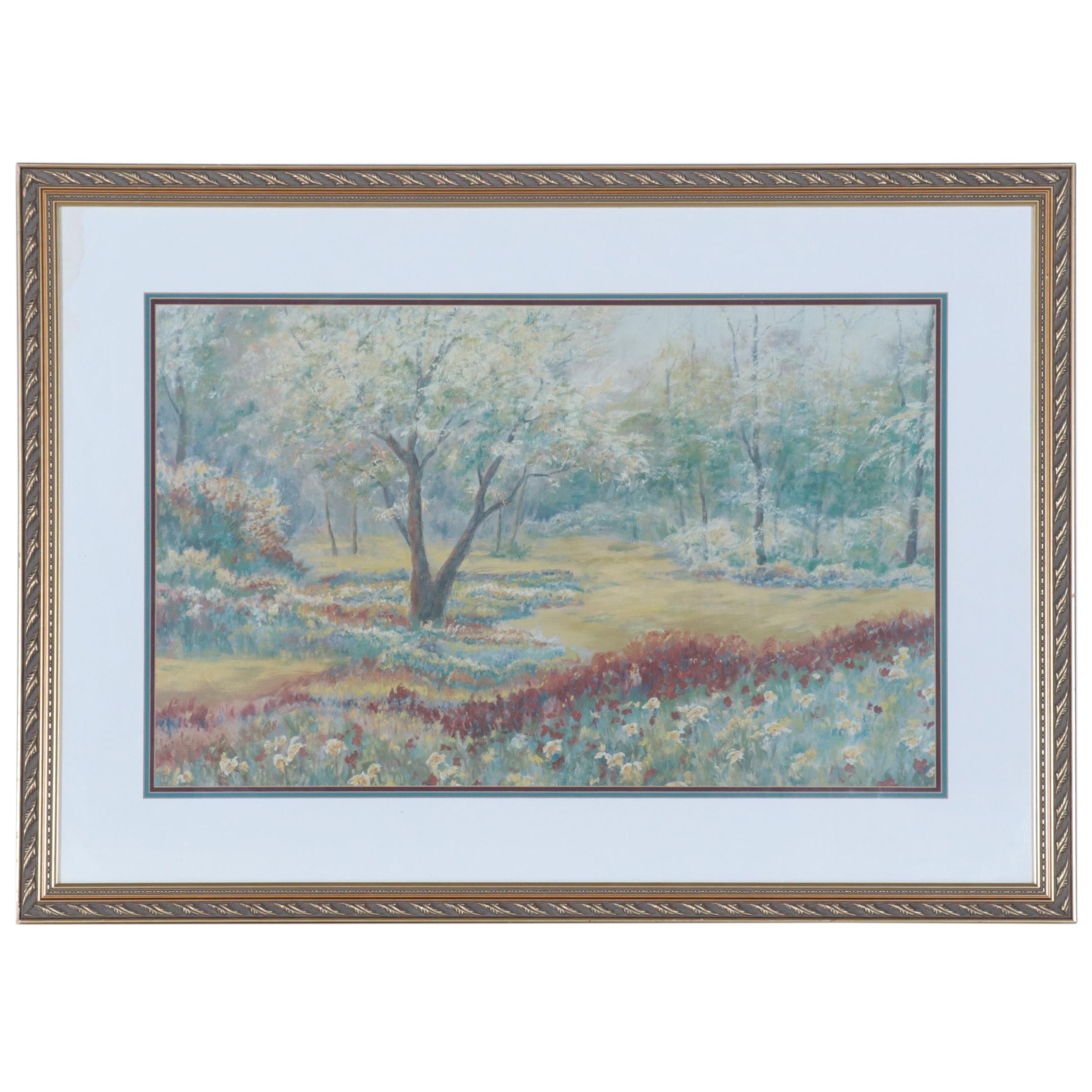 Offset Lithograph After Carol Bailey "Spring," Circa 2000