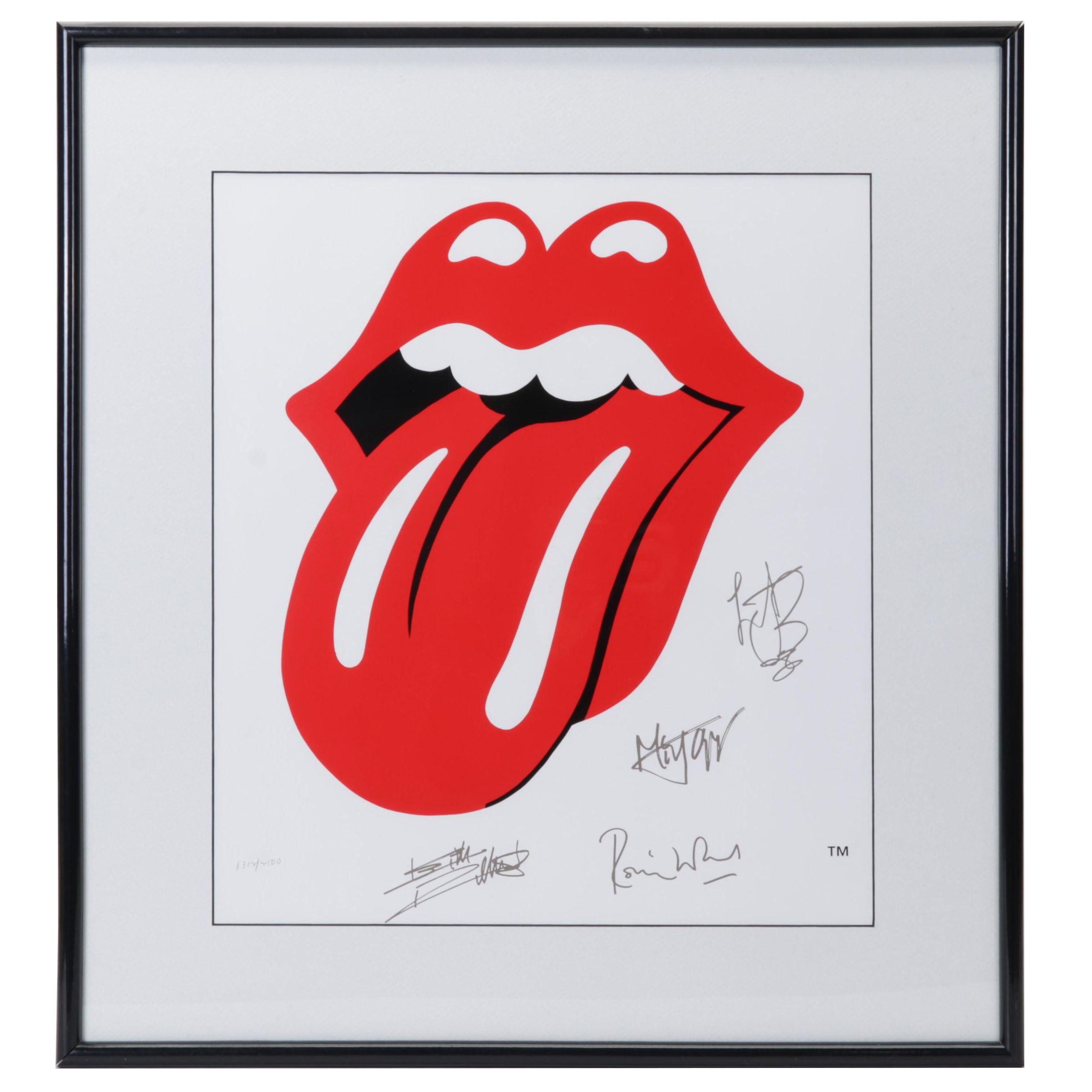 Music Art L.L.C. Color Lithograph "Lips & Tongue," Circa 2000