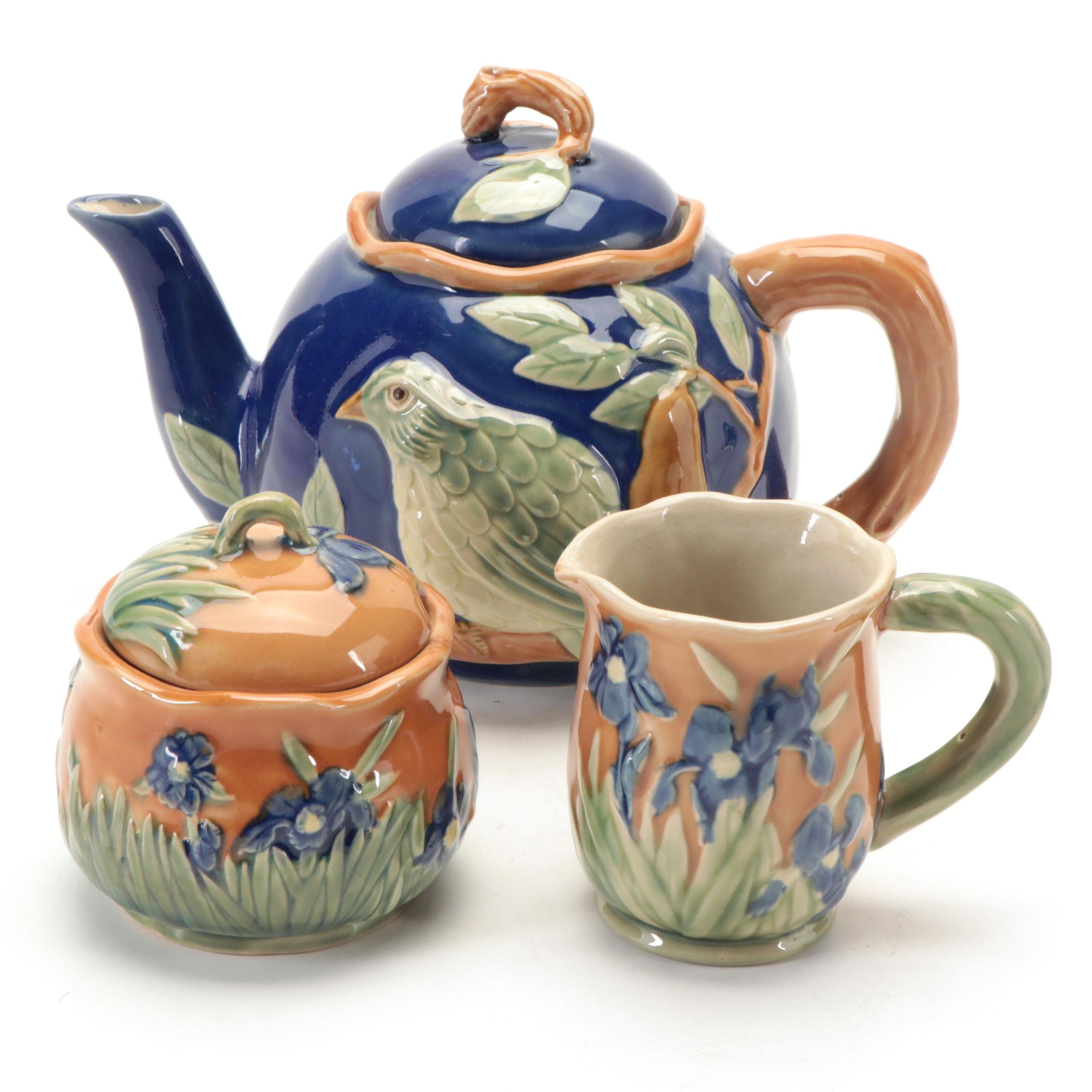 Henrisksen Majolica Tea Set, 1994