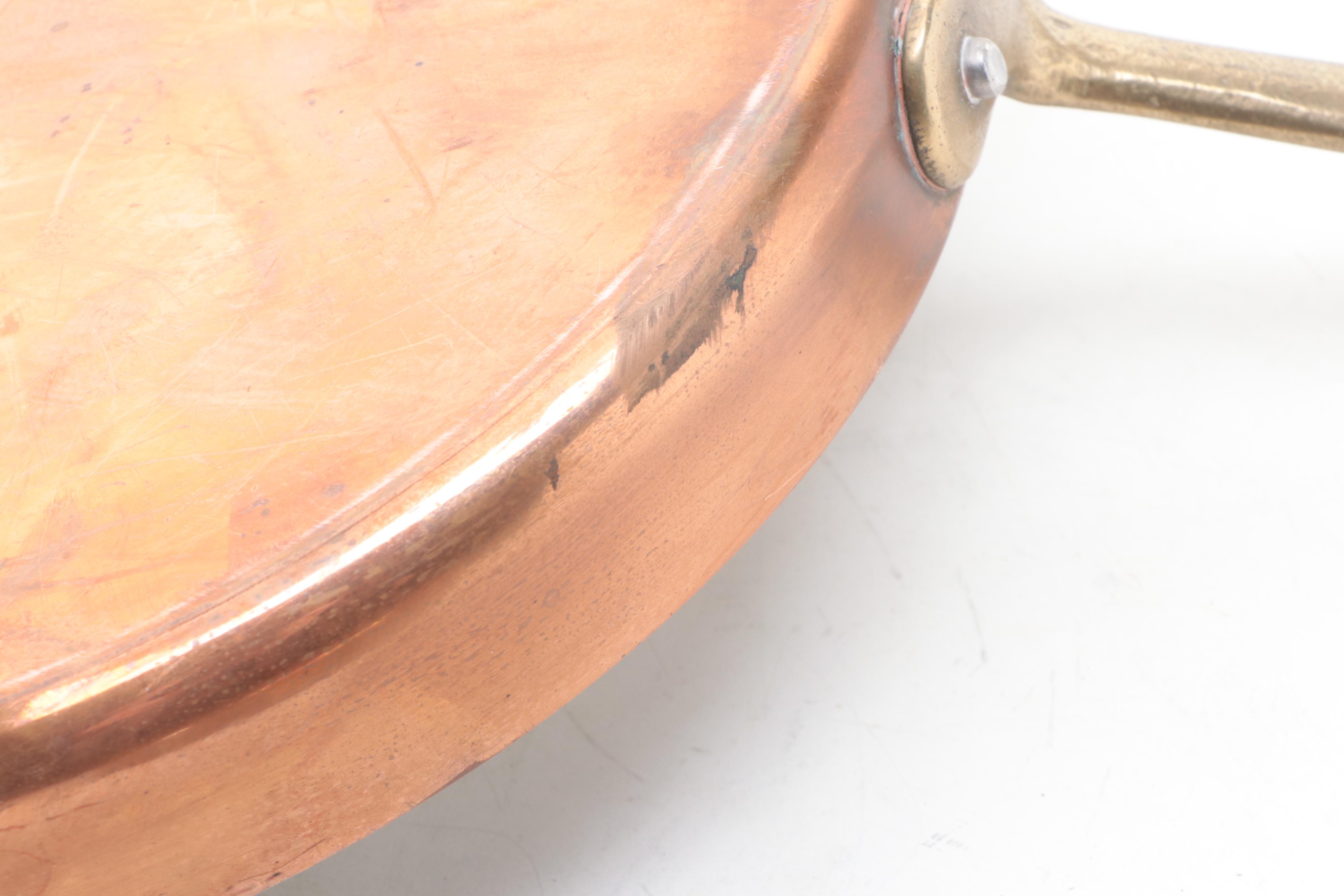 Copper Chef and Benjamin & Medwin Copper Sauté Pans and 8" Skillet