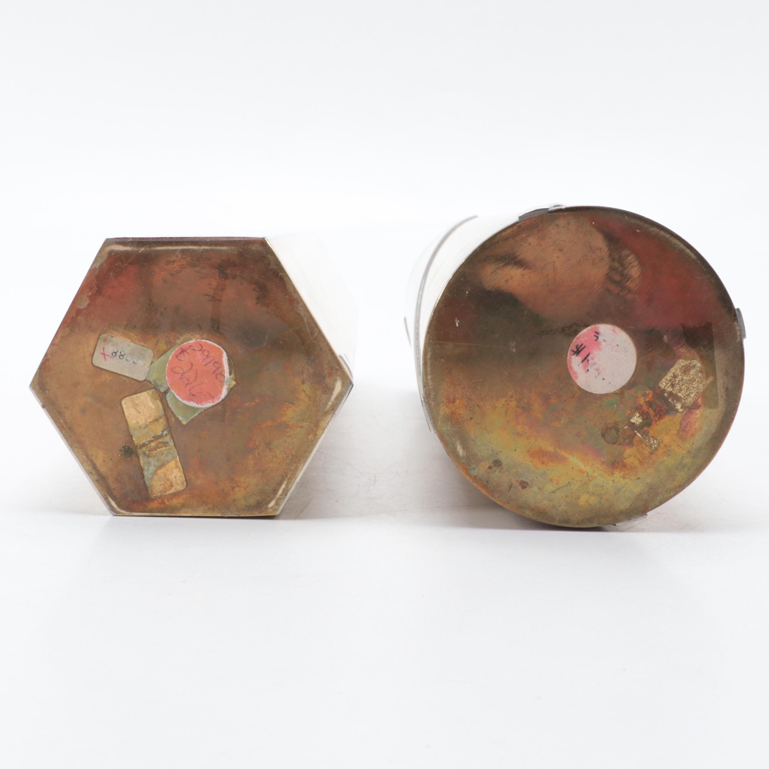 Brass, Copper and Metal Vases, Late 20th Century