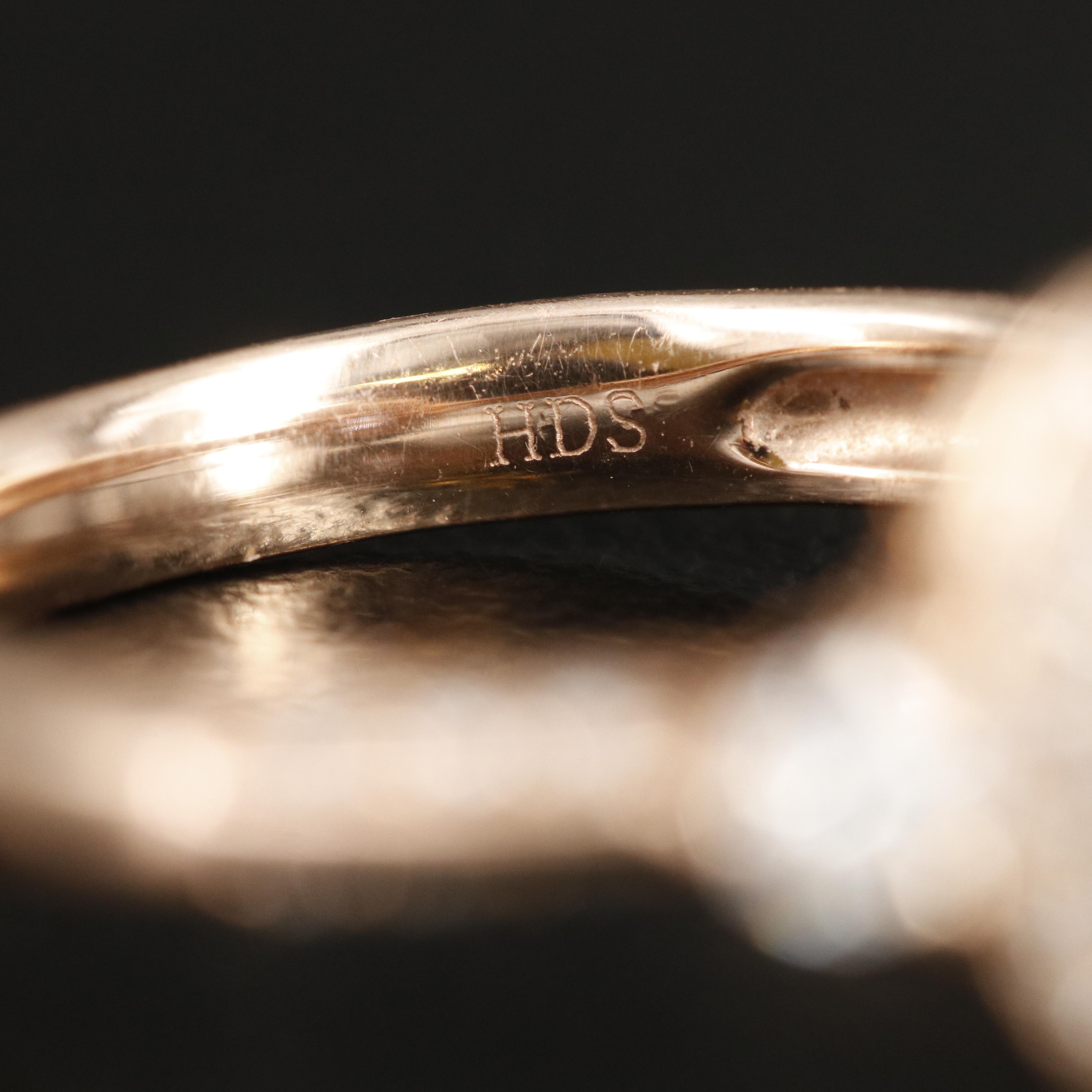 14K Rose Gold Tanzanite and Diamond Ring