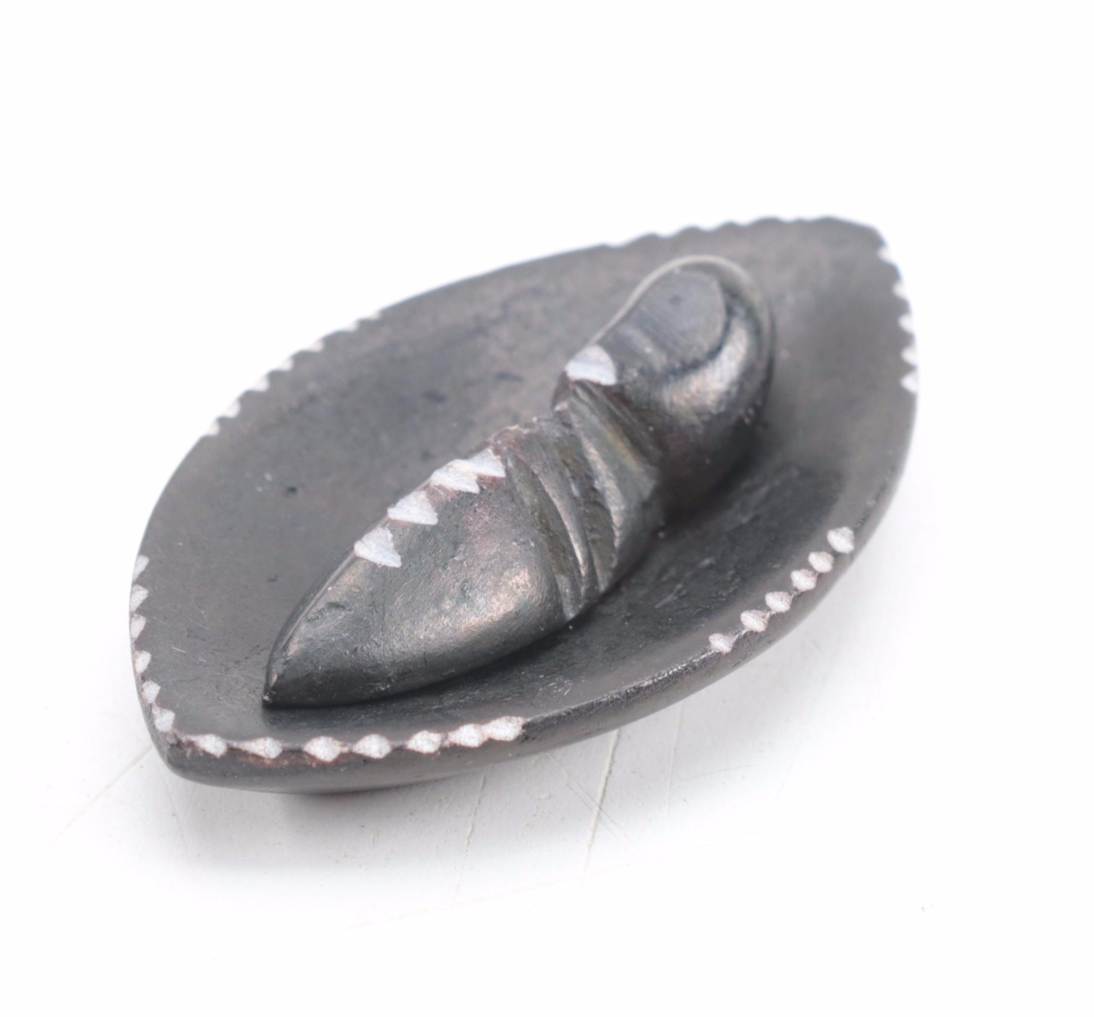 Nigerian Hand-Carved and Etched Stone Nativity Figurines