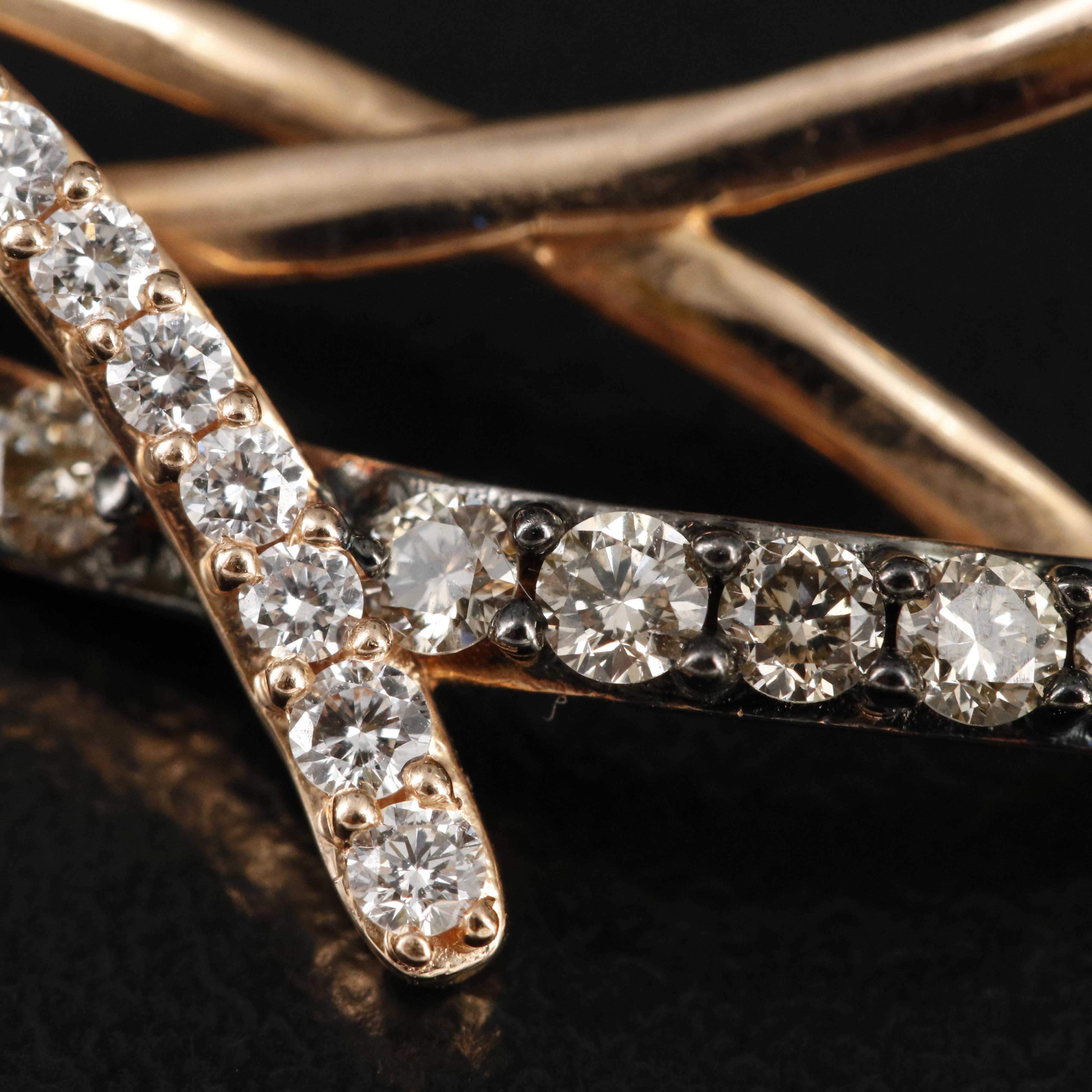 Le Vian 14K Rose Gold 0.93 CTW Diamond Pendant