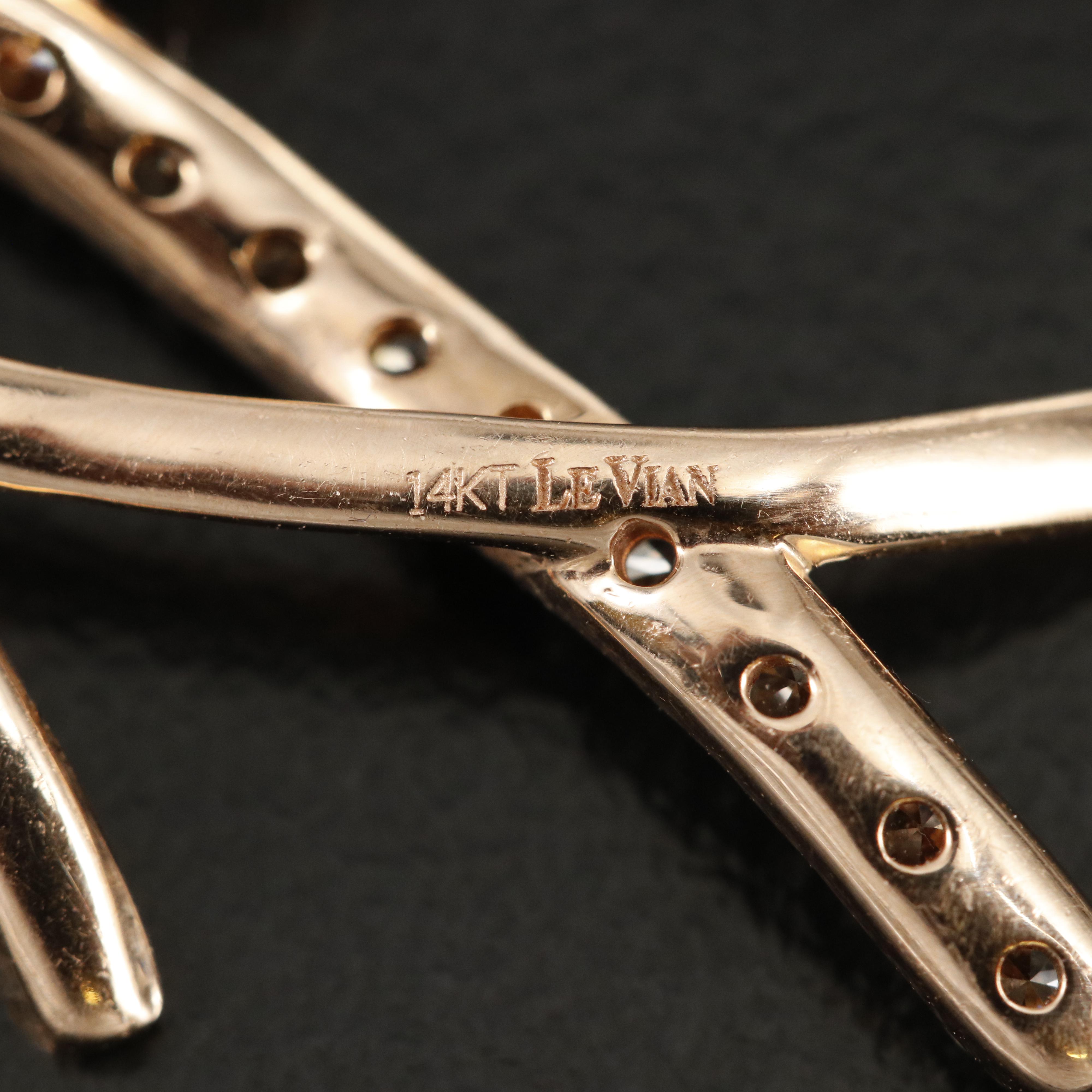 Le Vian 14K Rose Gold 0.93 CTW Diamond Pendant