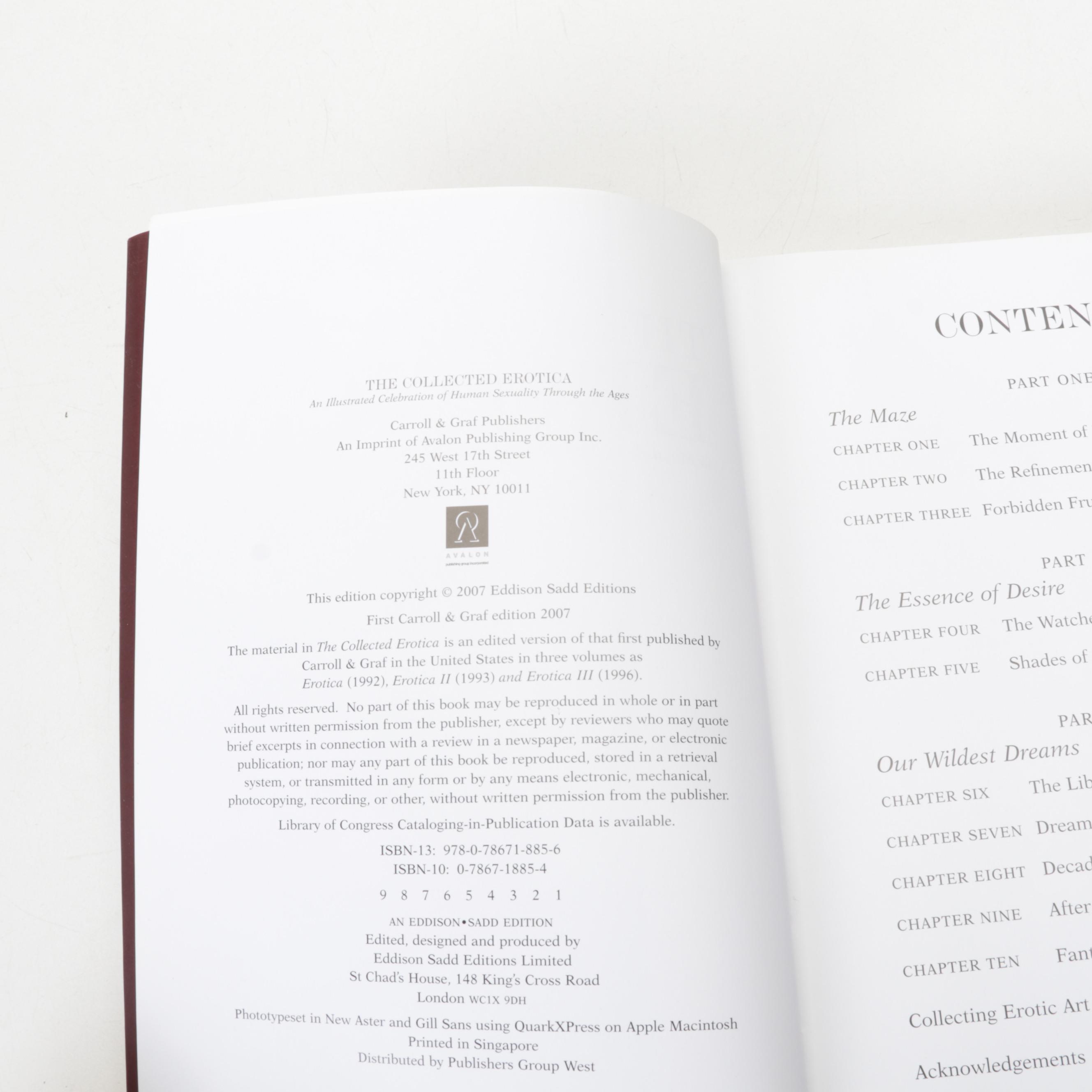 "The Complete Book of Erotic Art" by Drs. Phyllis and Eberhard Kronhausen, 1987