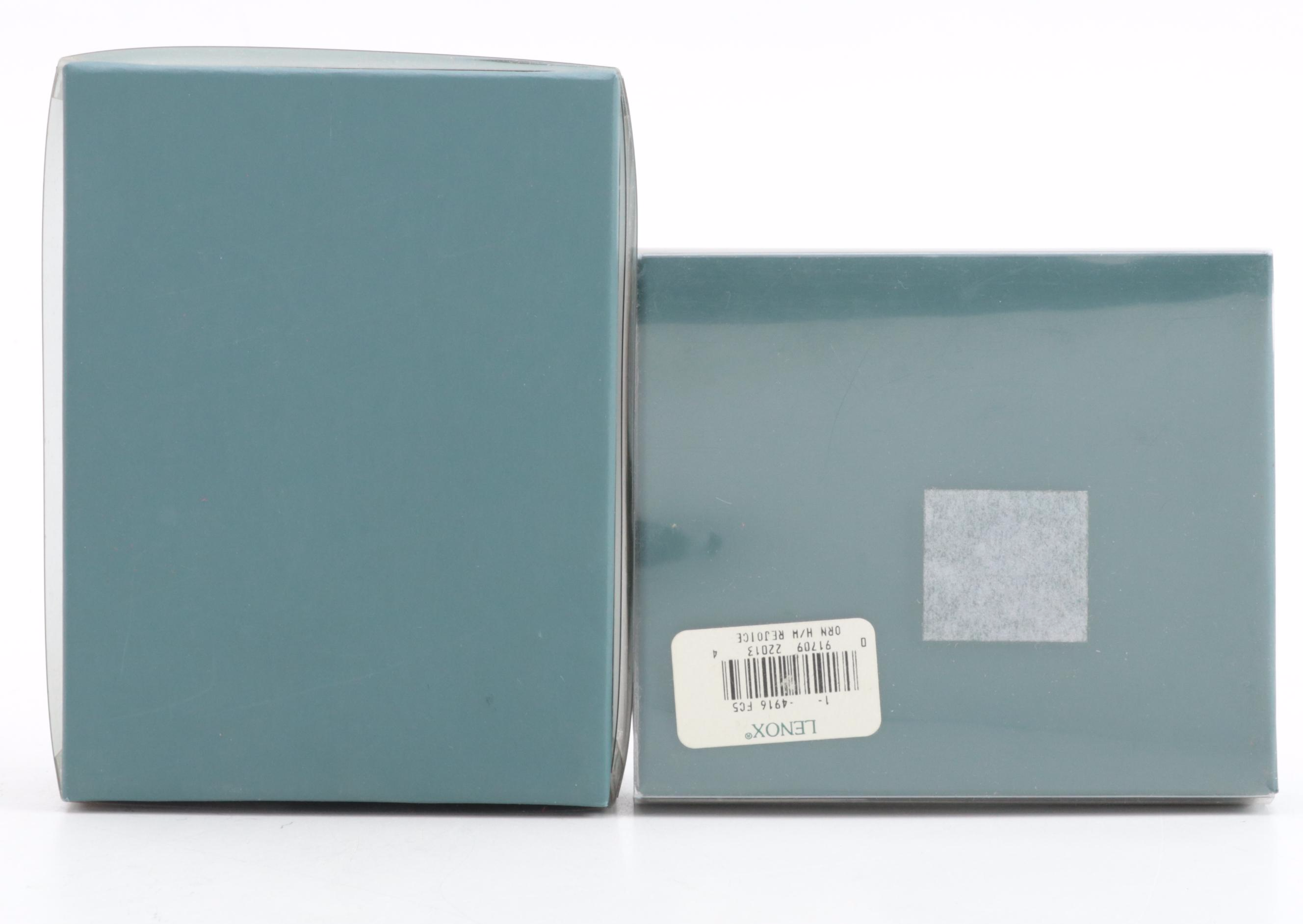 Lenox China and Crystal Christmas Tree Ornaments