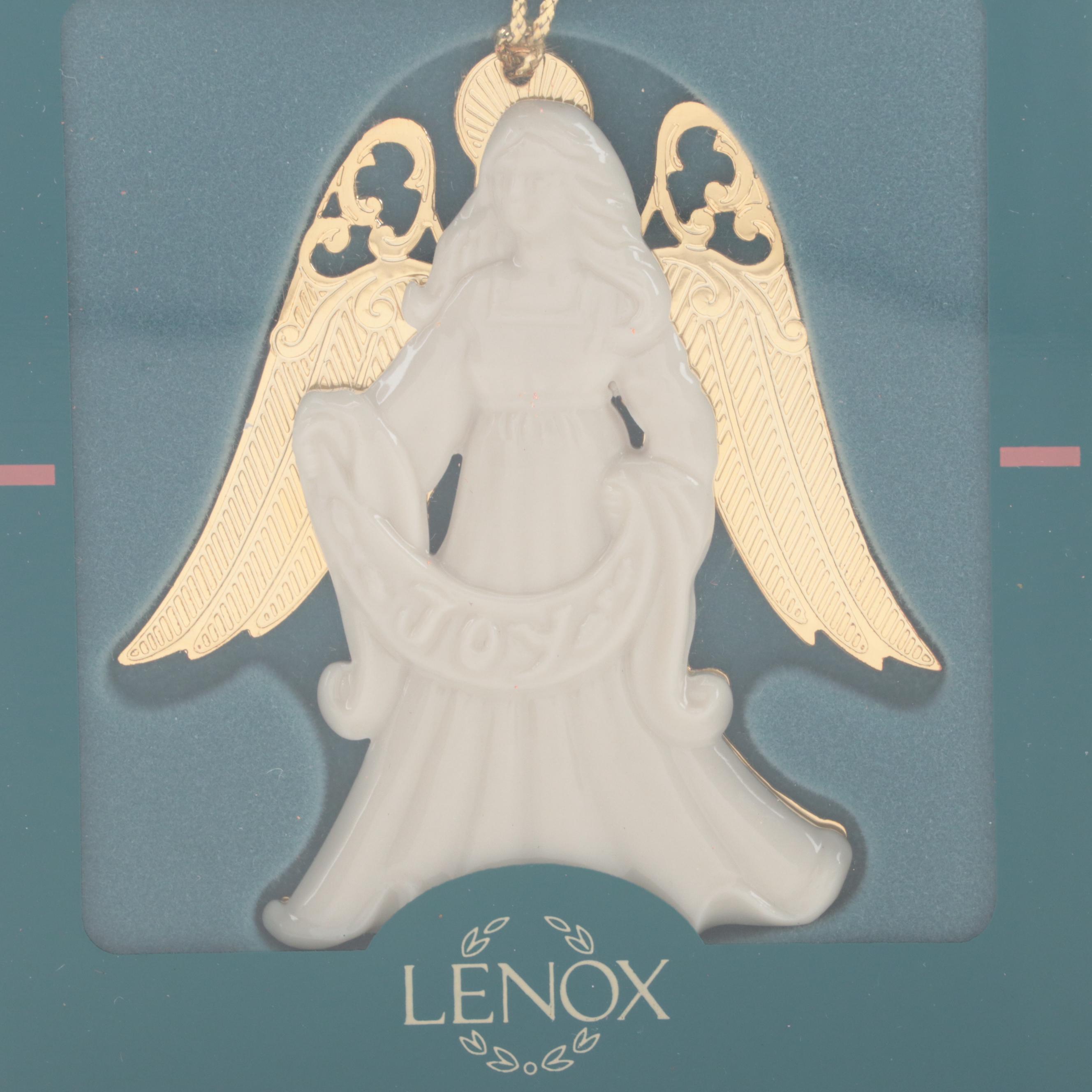 Lenox China and Crystal Christmas Tree Ornaments