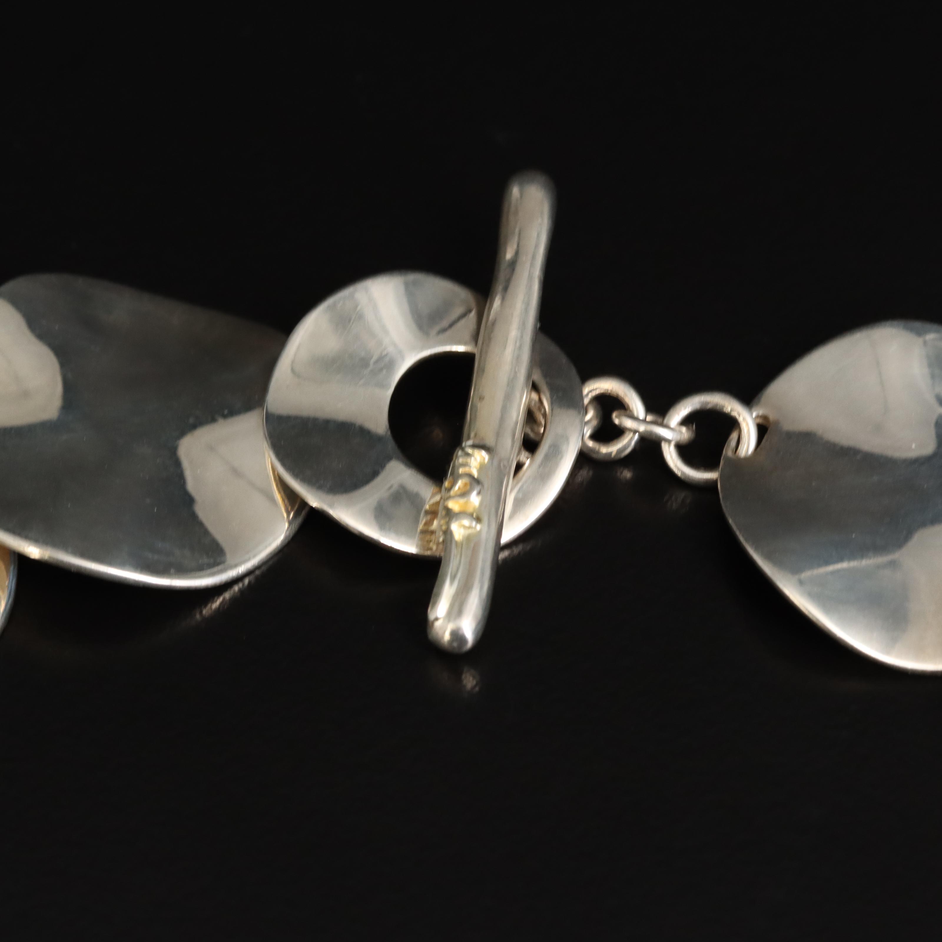 Ippolita Sterling Wavy Disk Necklace