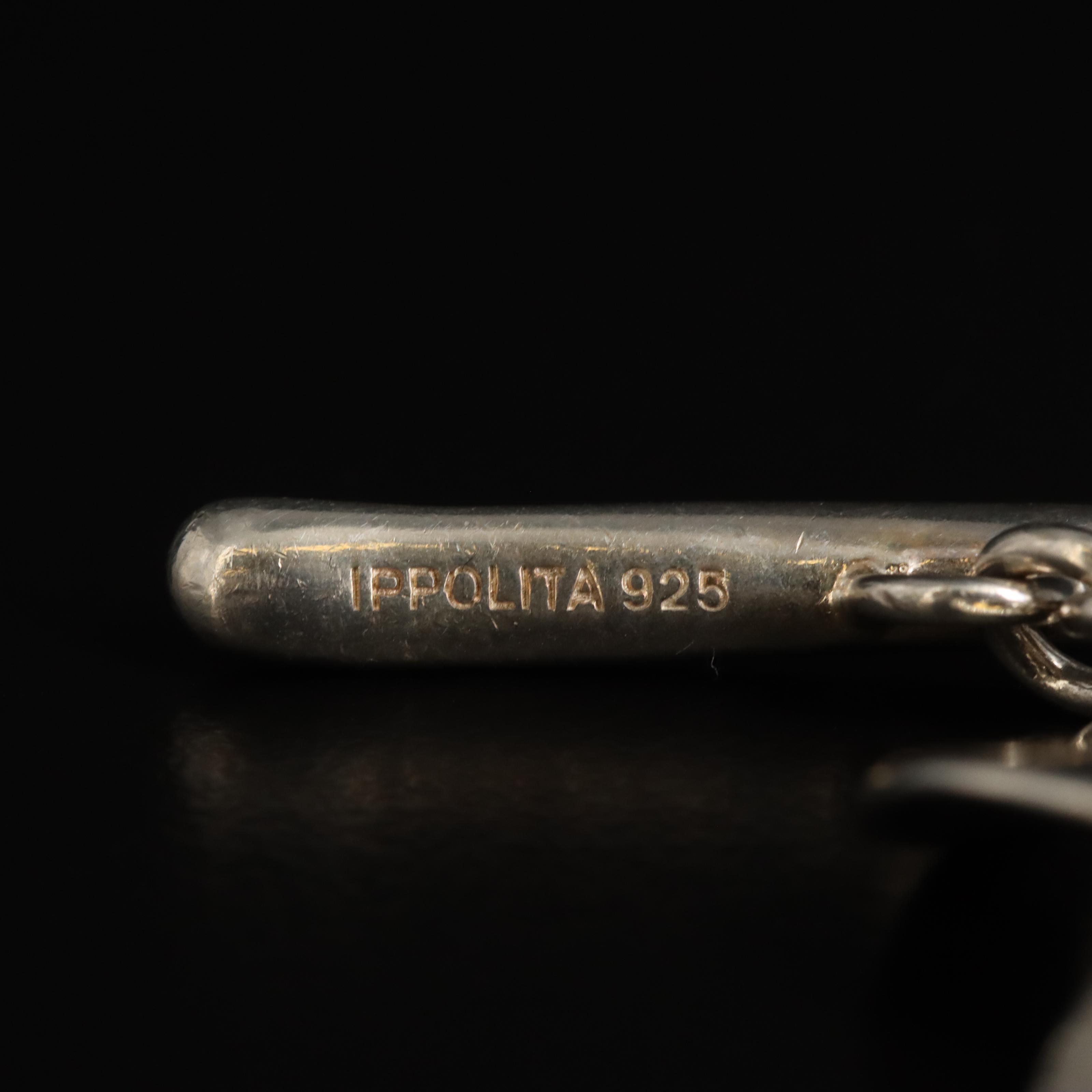 Ippolita Sterling Wavy Disk Necklace