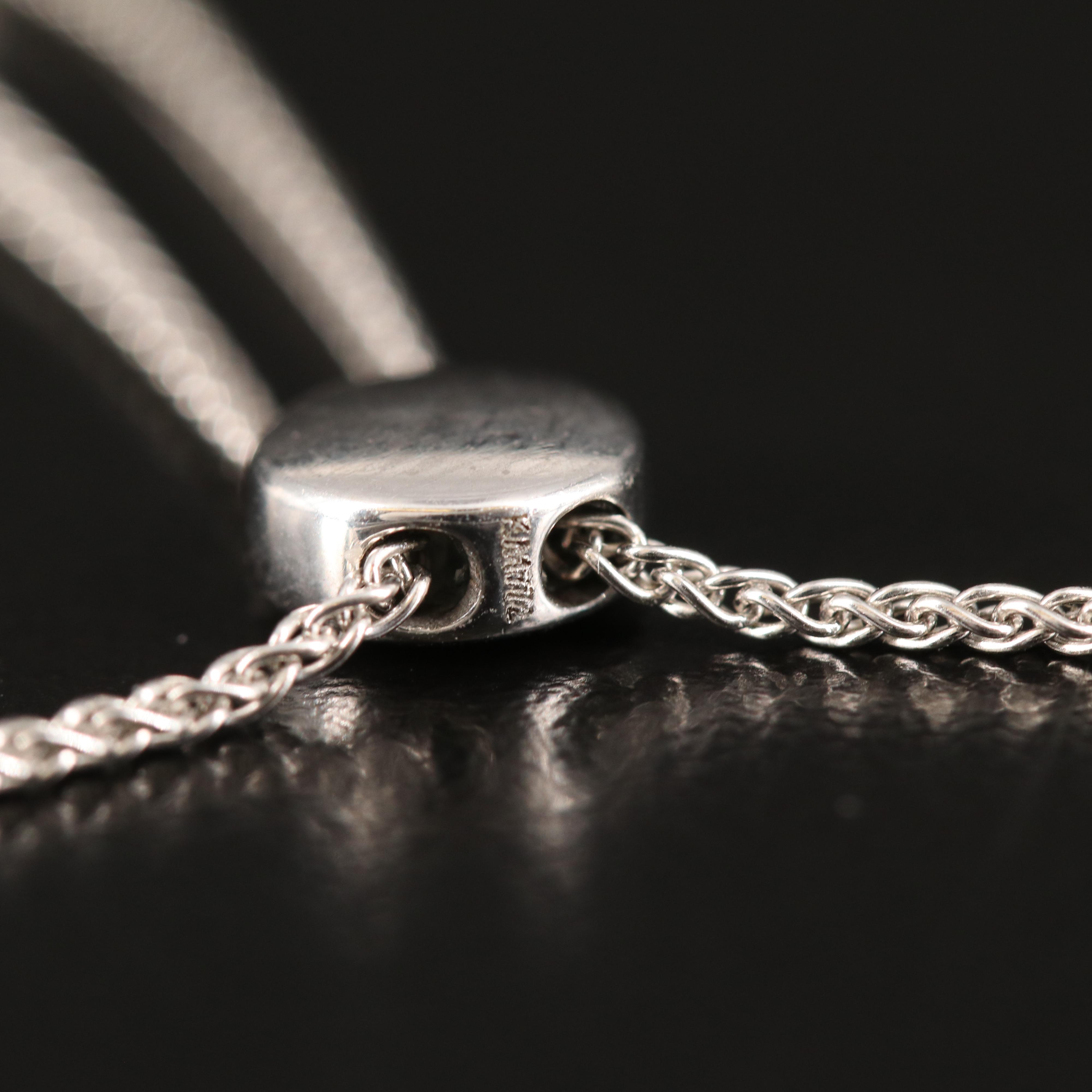 14K 0.70 CTW Diamond Bolo Bracelet