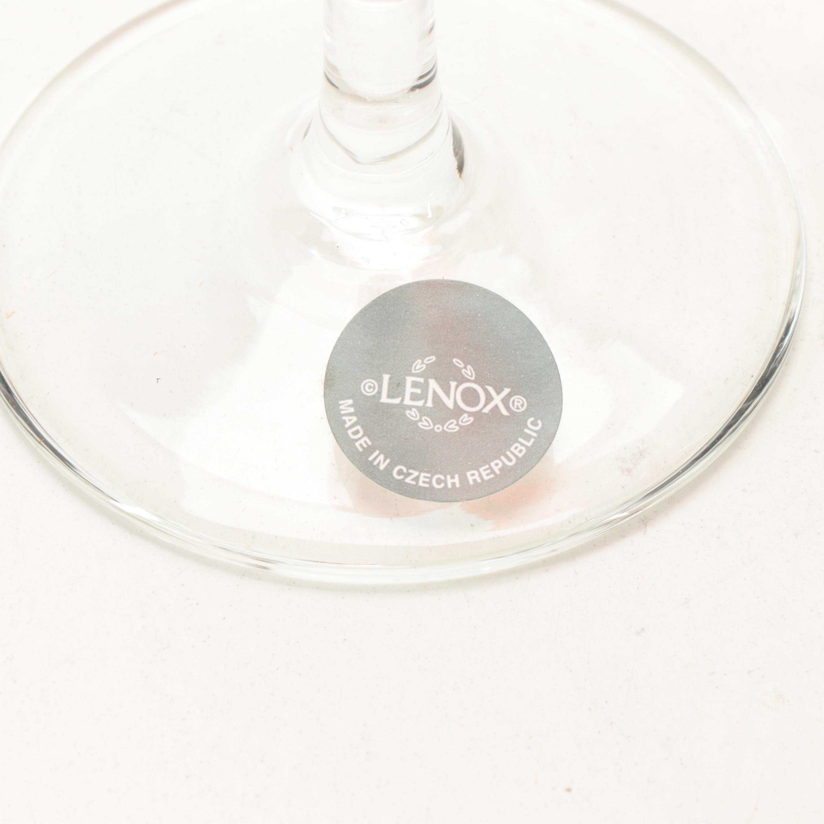 Lenox Bone China "Holiday" Tableware and "Holiday Gem" Toasting Flutes