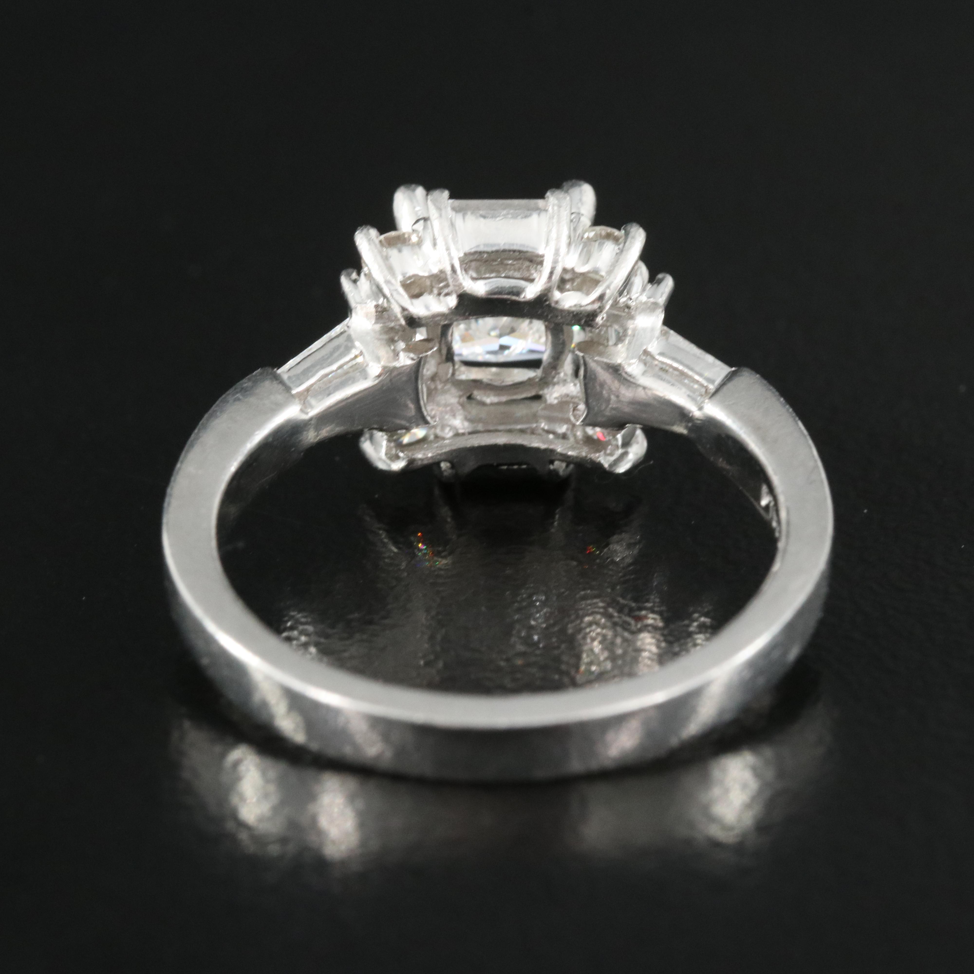 Platinum 1.74 CTW Diamond Ring