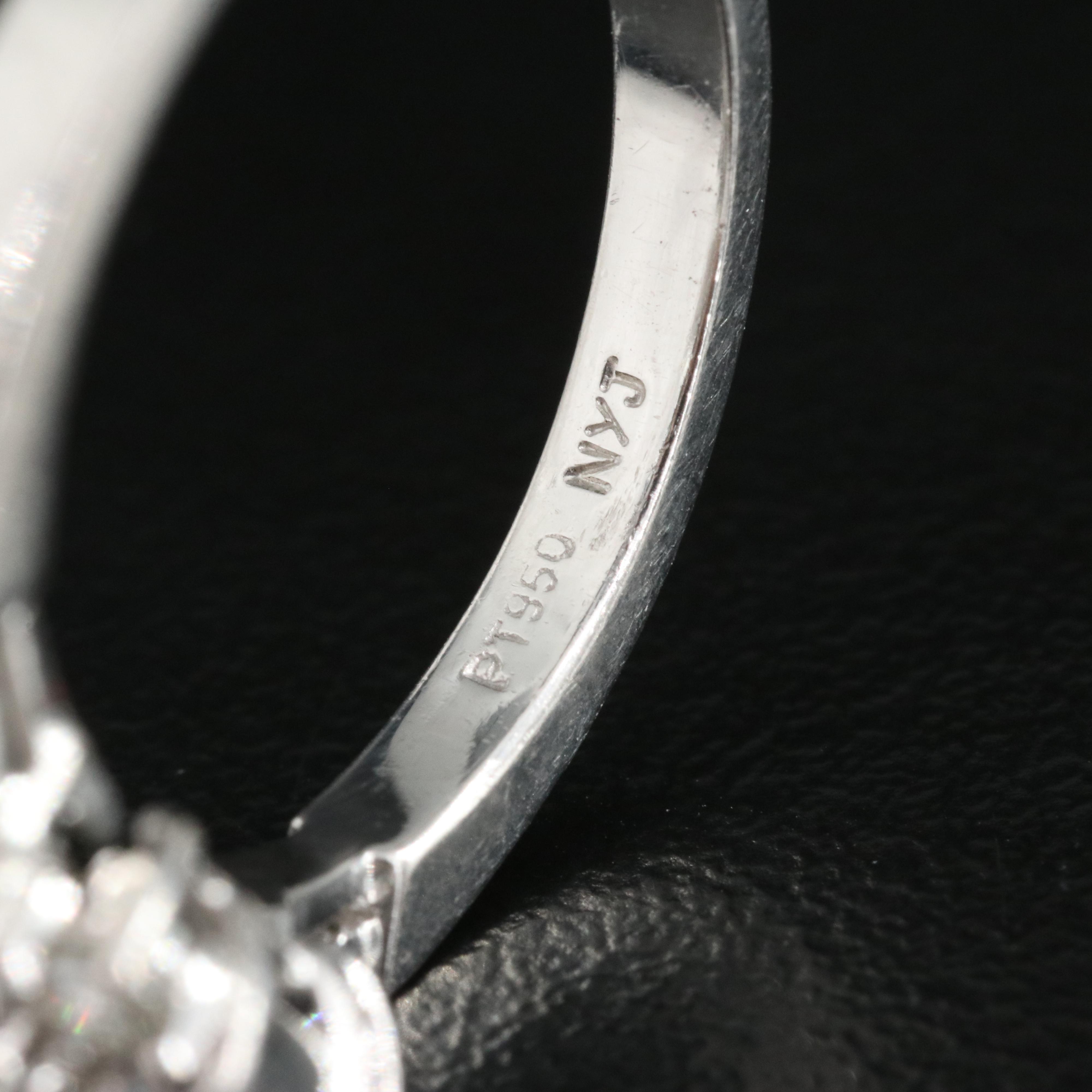 Platinum 1.74 CTW Diamond Ring