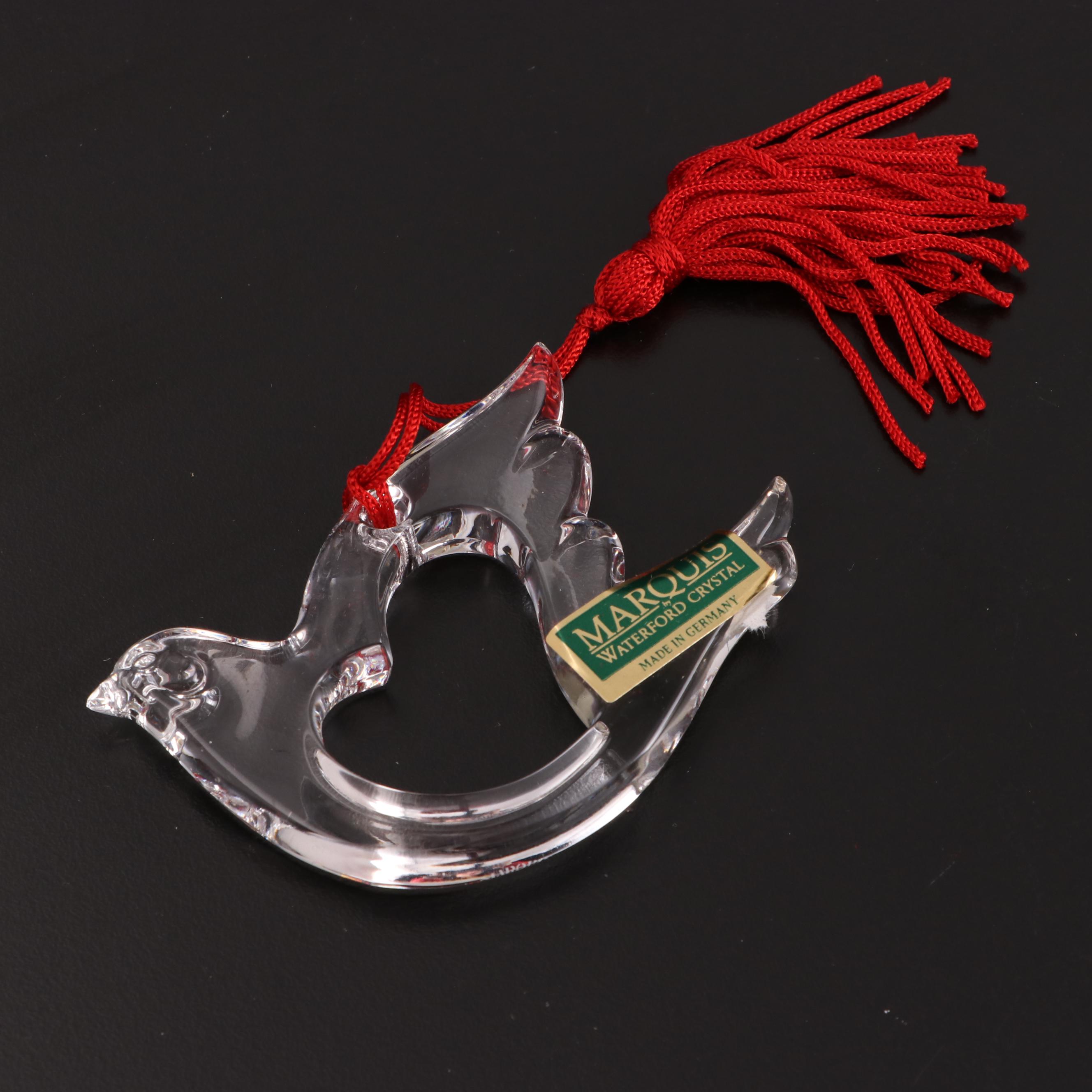 11 Marquis and Waterford Crystal Christmas Tree Ornaments